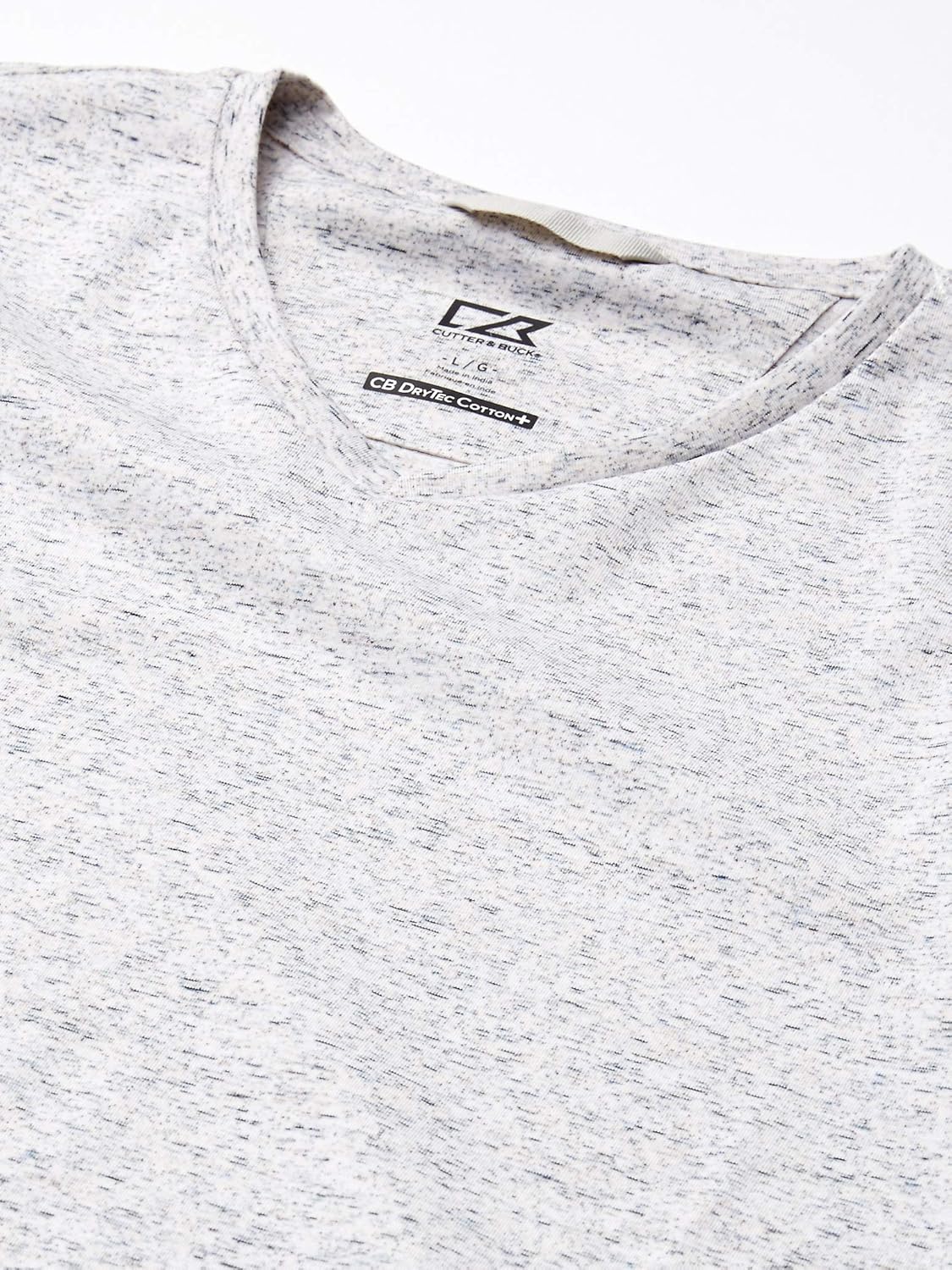 Cutter & Buck Men's Short Sleeve Advantage Space Dye V-Neck Tee - Image 3