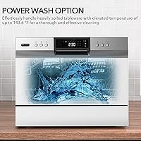 Vista 2 de Whynter CDW-6831WES Energy Star Encimera Portátil 6 cantidad de cubiertos LED, Blanco