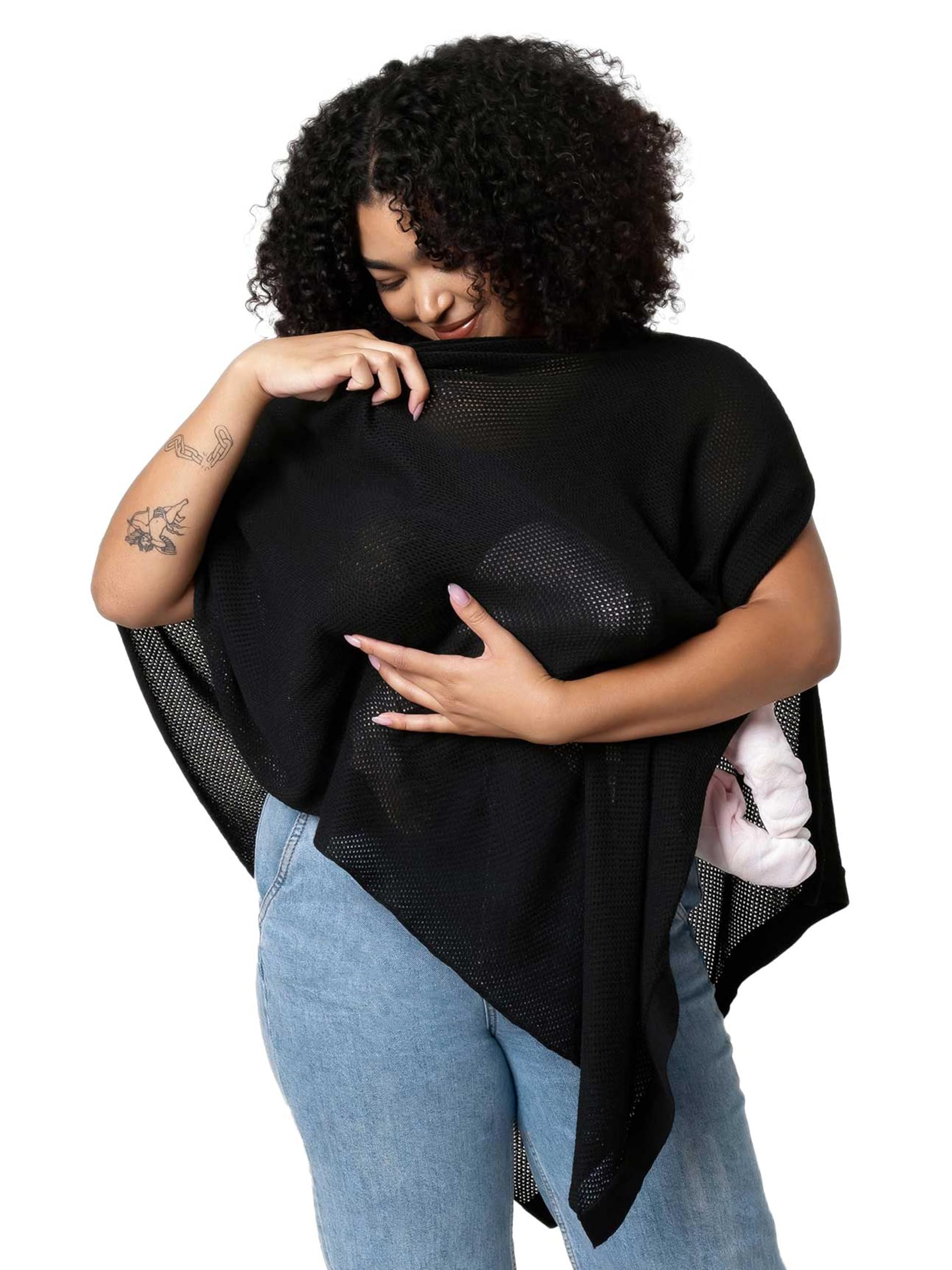 We are Amma | The Cocoon™ - Newborn Essentials Must Haves: Nursing Cover for Breast Feeding Essentials | Nursing Sweater Used as Breastfeeding Cover (