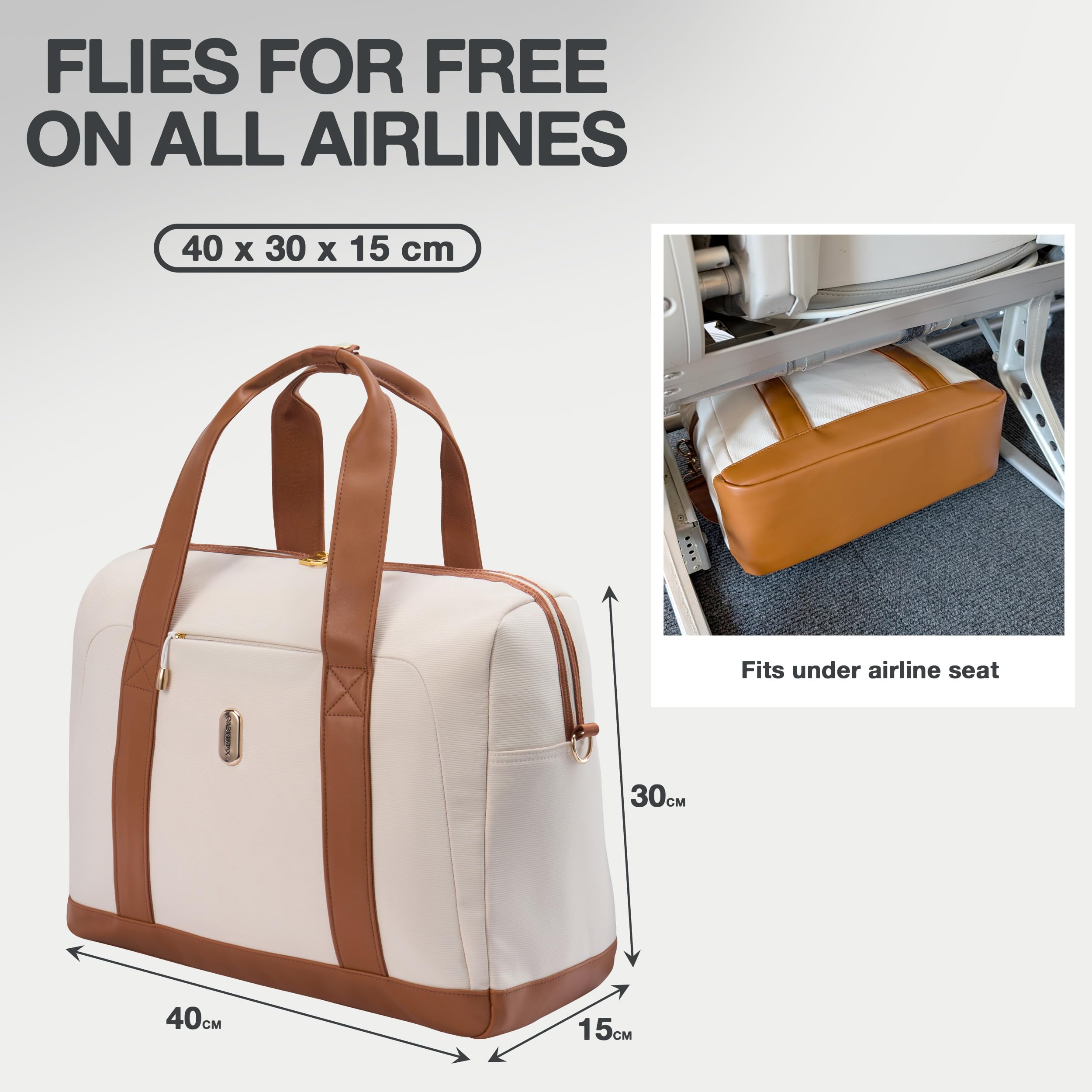 Cabin Max Santa Cruz Borsa a mano, 18L Holdall