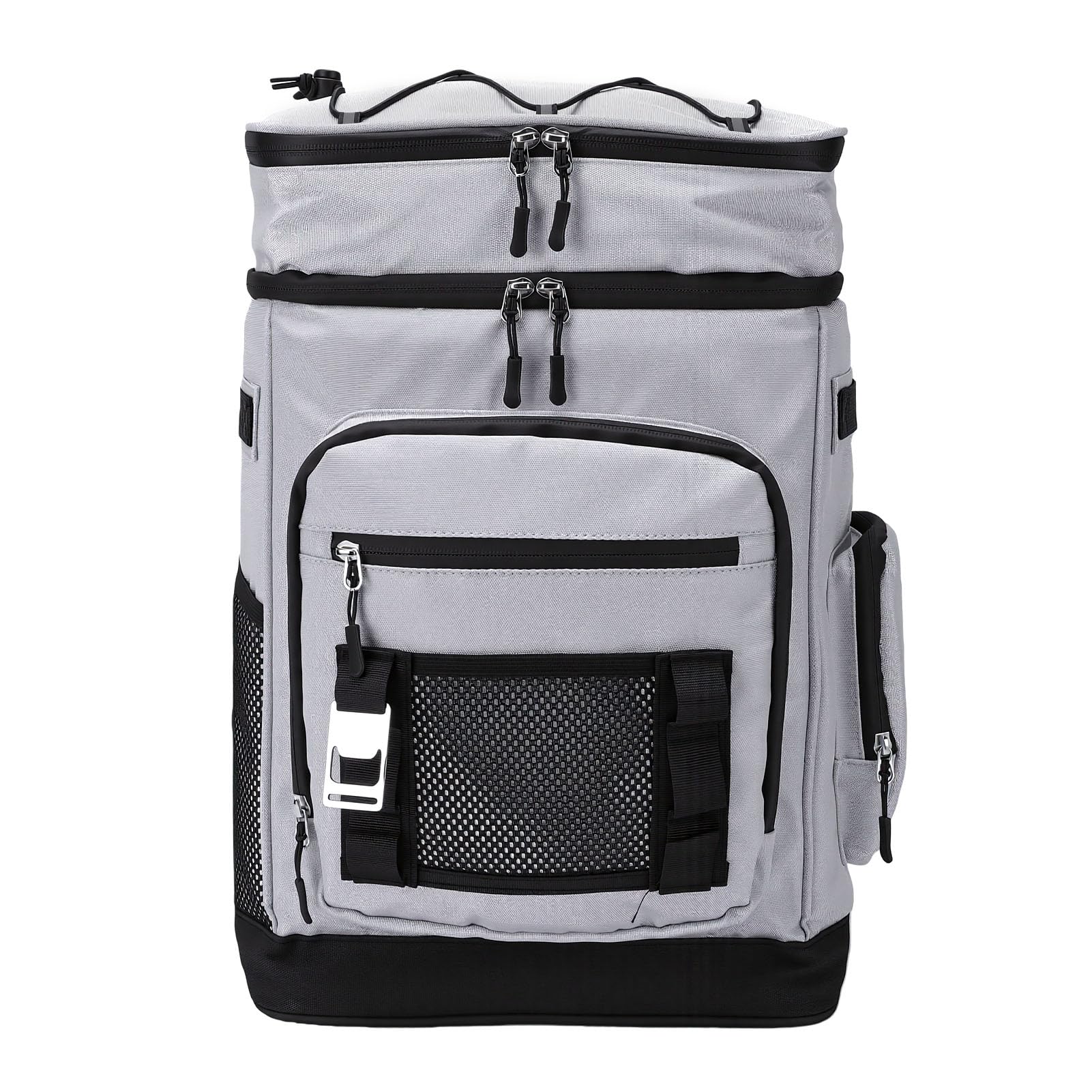 Sxhlseller Zaino Termico Isolato da 46 Litri |Borsa Termica Impermeabile a Tenuta Stagna per Viaggi in Campeggio, Picnic Sulla Spiaggia, Grigia 18,1x7,5x12,6 Pollici