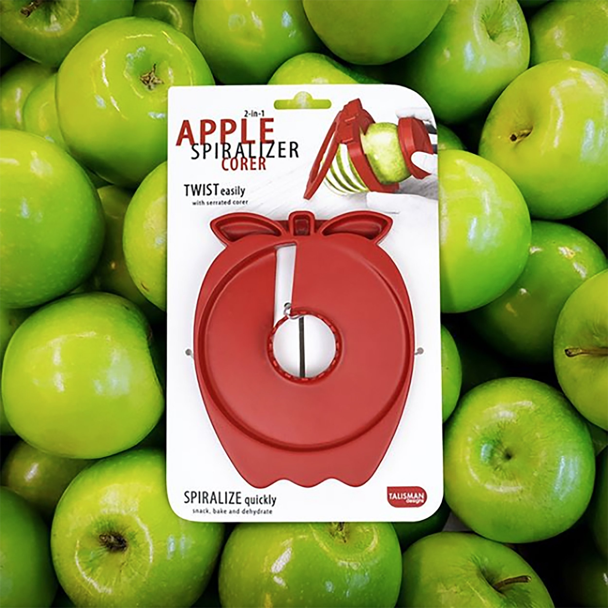 Amazon.com: Talisman Designs Apple Spiralizer & Corer – Great for