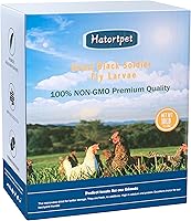 Hatortpet Dried Black Soldier Fly Larvae 10LB - Non-GMO High-Protein Treats, 85x More Calcium Than Mealworms for Chickens, Hens, Ducks, Birds