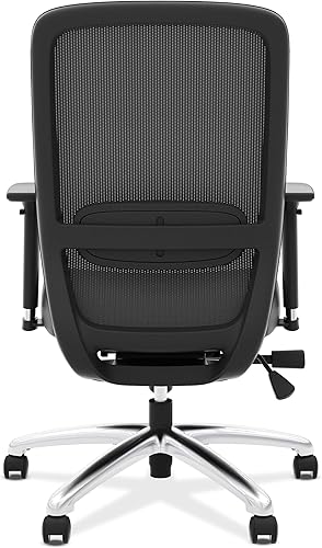 Miniatura 5 de HON Exposure - Silla de computadora de malla con brazos ajustables de 2 vías para escritorio de oficina color negro HVL721 respaldo
