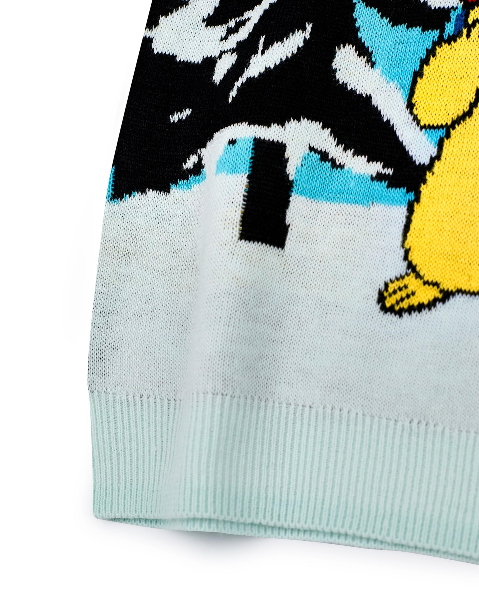 Pokémon Weihnachtspullover für Kinder | Stiloptionen Festlicher Feiertags-Pikachu-Langarm-Strickpullover für Kinder | Warmer Strickpullover | Saisonales Pokemon-Merchandise