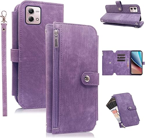 Funda compatible con Motorola Moto G Stylus 4G 2023 con correa para la muñeca, 9 ranuras para tarjetas, soporte para tarjetas de crédito, accesorios Funda compatible con Motorola Moto G Stylus 4G 2023 con correa para la muñeca, 9 ranuras para tarjetas, soporte para tarjetas de crédito, accesorios