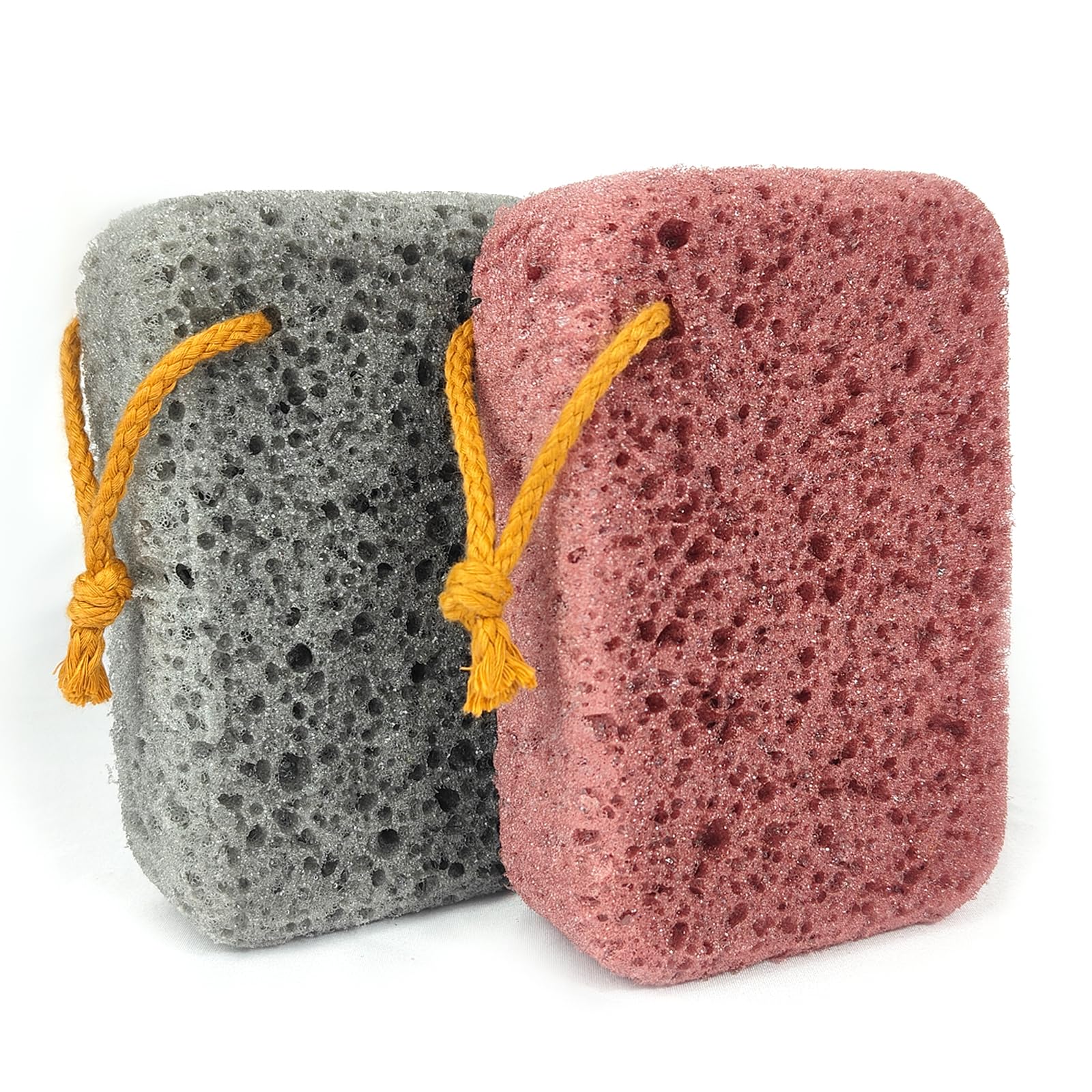 Body Bath Sponge(2Pc),Shower Loofah Sponge Exfoliating Body Scrubber for Women and Men,Soft Washing Shower Scrubber Cleaning Luffa Sponge for Shower Exfoliating
