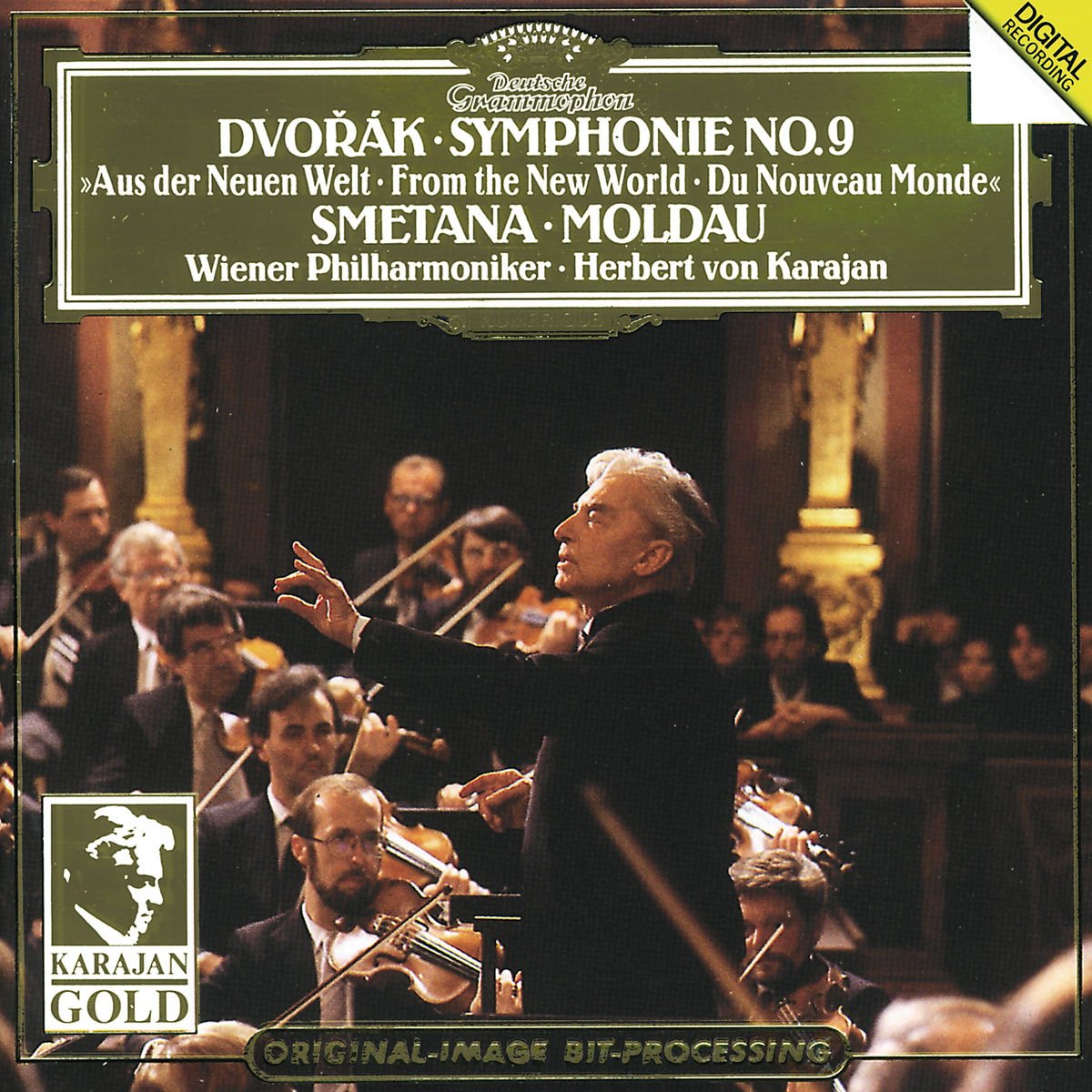 Dvorak: Symphony No.9 / Smetana: Ma Vlast [Audio CD] Karajan, Herbert Von; Dvorak, Antonin and Herbert von Karajan