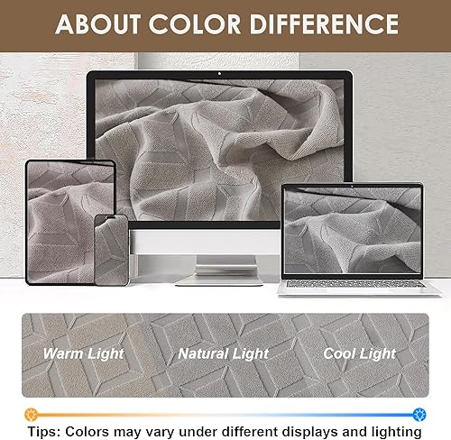 Miniatura 8 de Genina Fundas de cojín para sofá impermeables, fundas elásticas para sofá modular, funda de cojín lavable, antideslizante, con parte inferior