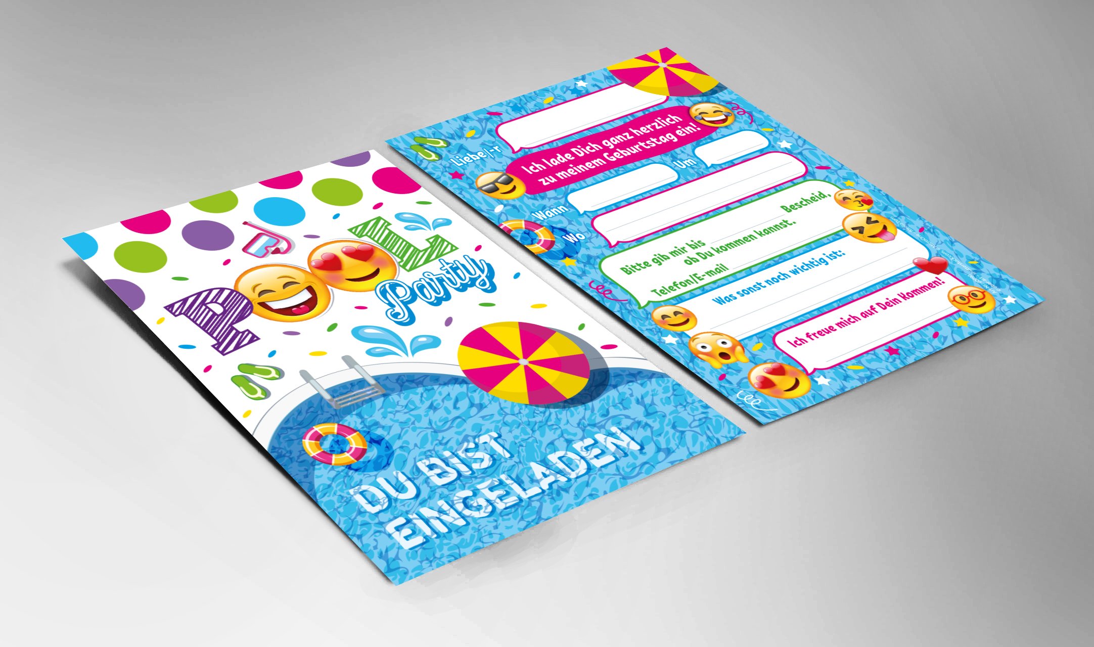 JuNa-Experten Kindergeburtstag Einladungskarten | 12er Set Rennauto Design | A6 Format | Hergestellt In Deutschland