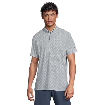 adidas Golf Go To Printed Stripe Golf Polo Shirt Men