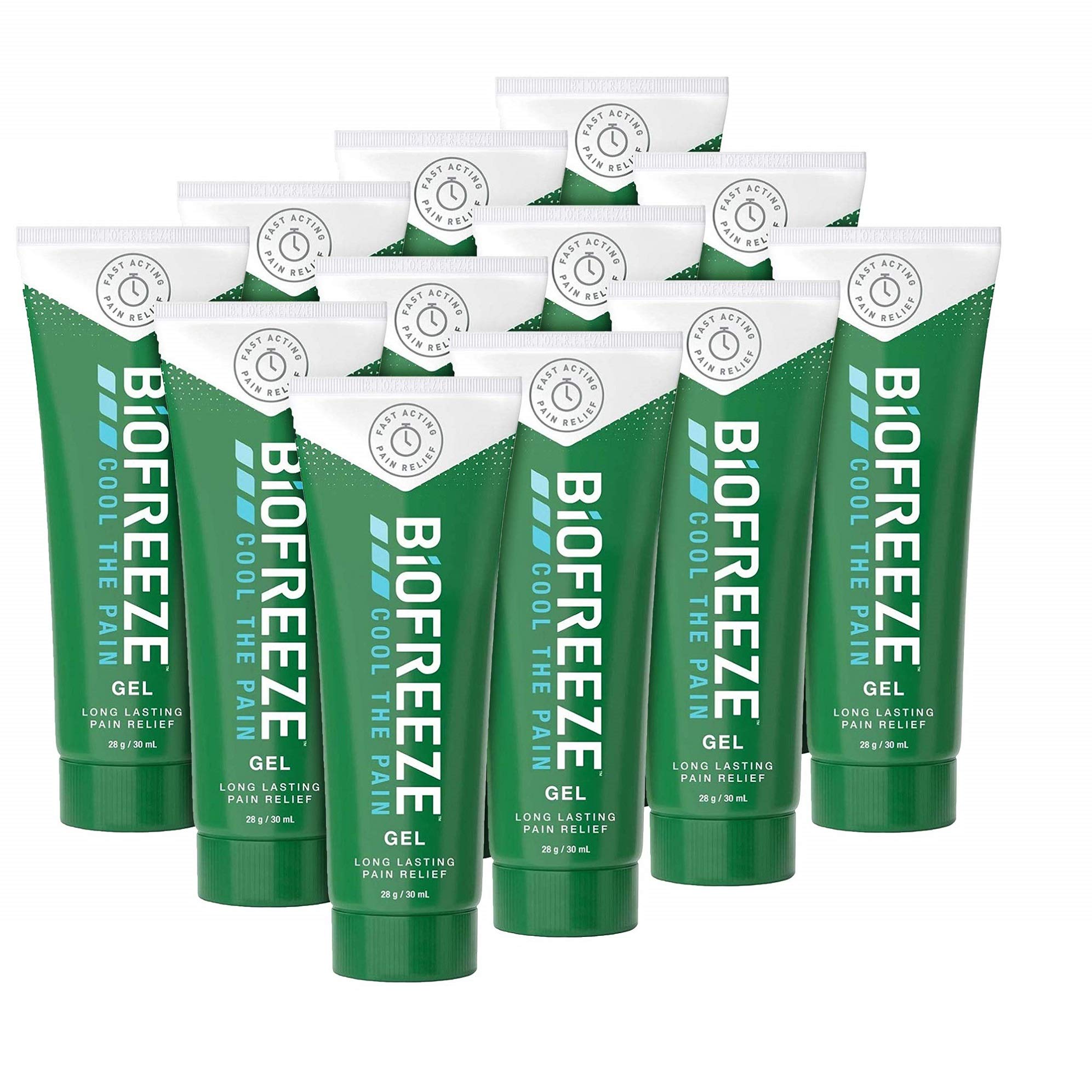 Buy Biofreeze Pain Relieving Gel, 30ml Tube, 12 Pack Bundle, Cooling