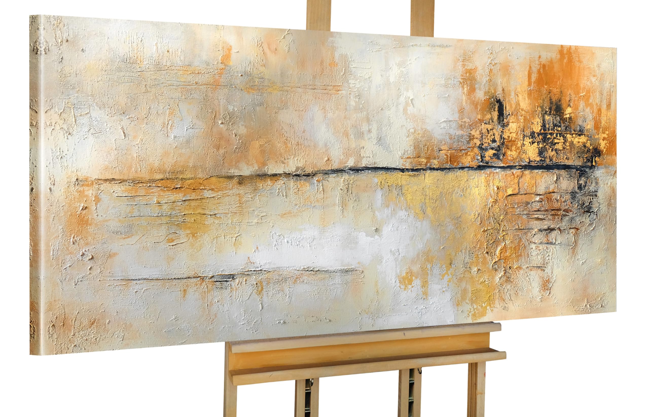 Monica Mirafiori I 140x70 cm I Tableau Peint à la Main I Modèles Tableau I Peintre Moderne I Tableaux Peintures I Toile sur Cadre en Bois