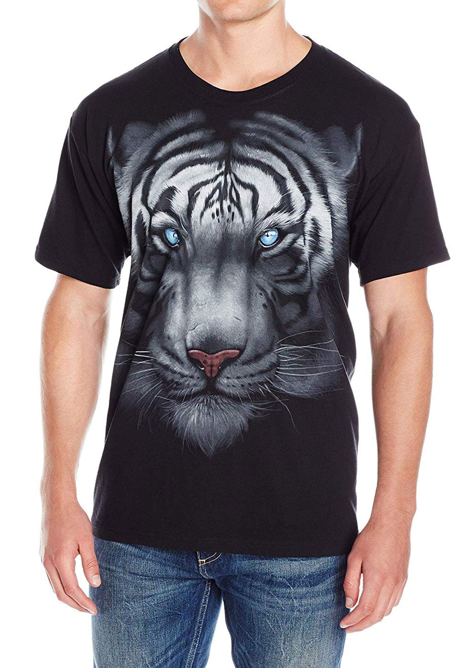 Liquid Blue Men's Majestic White Tiger T-Shirt