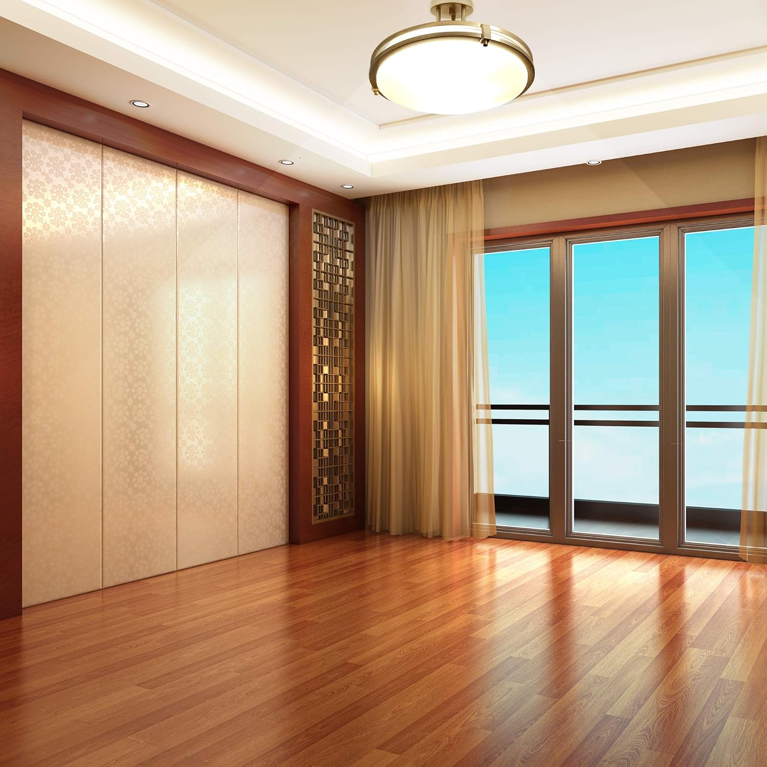 Exclusive Discount 70% Price Brushed Nickel Round 2-Light Ceiling Light Fixture - Semi Flush - 23 Watt (200 Watt Equivalent) (16 Inch) Limited Discount Brushed Nickel Round 2-Light Ceiling Light Fixture - Semi Flush - 23 Watt (200 Watt Equivalent) (16 Inch)