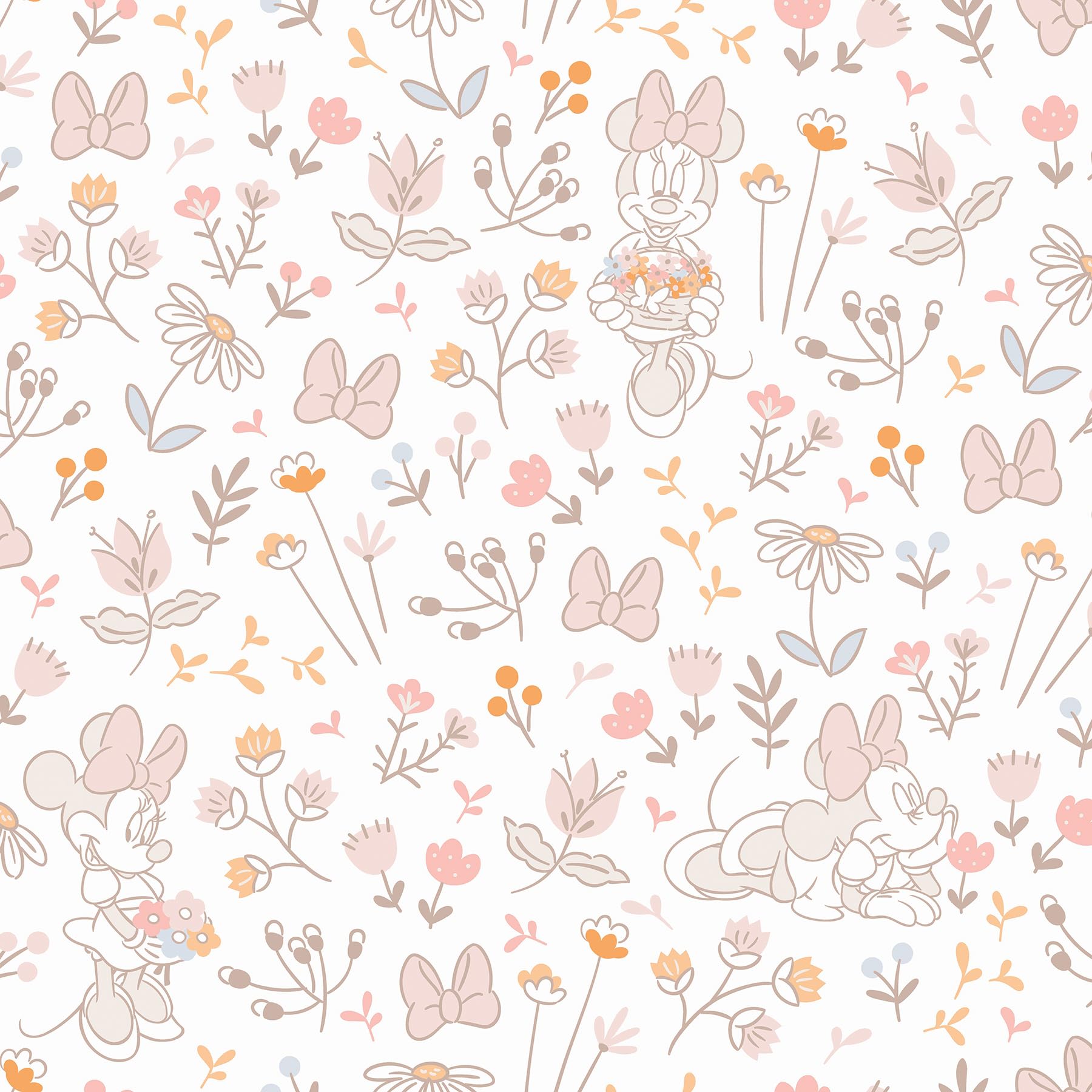 ♡minnie♡ Disney Minnie Mouse Love Red Glitter Bow & Hearts 08