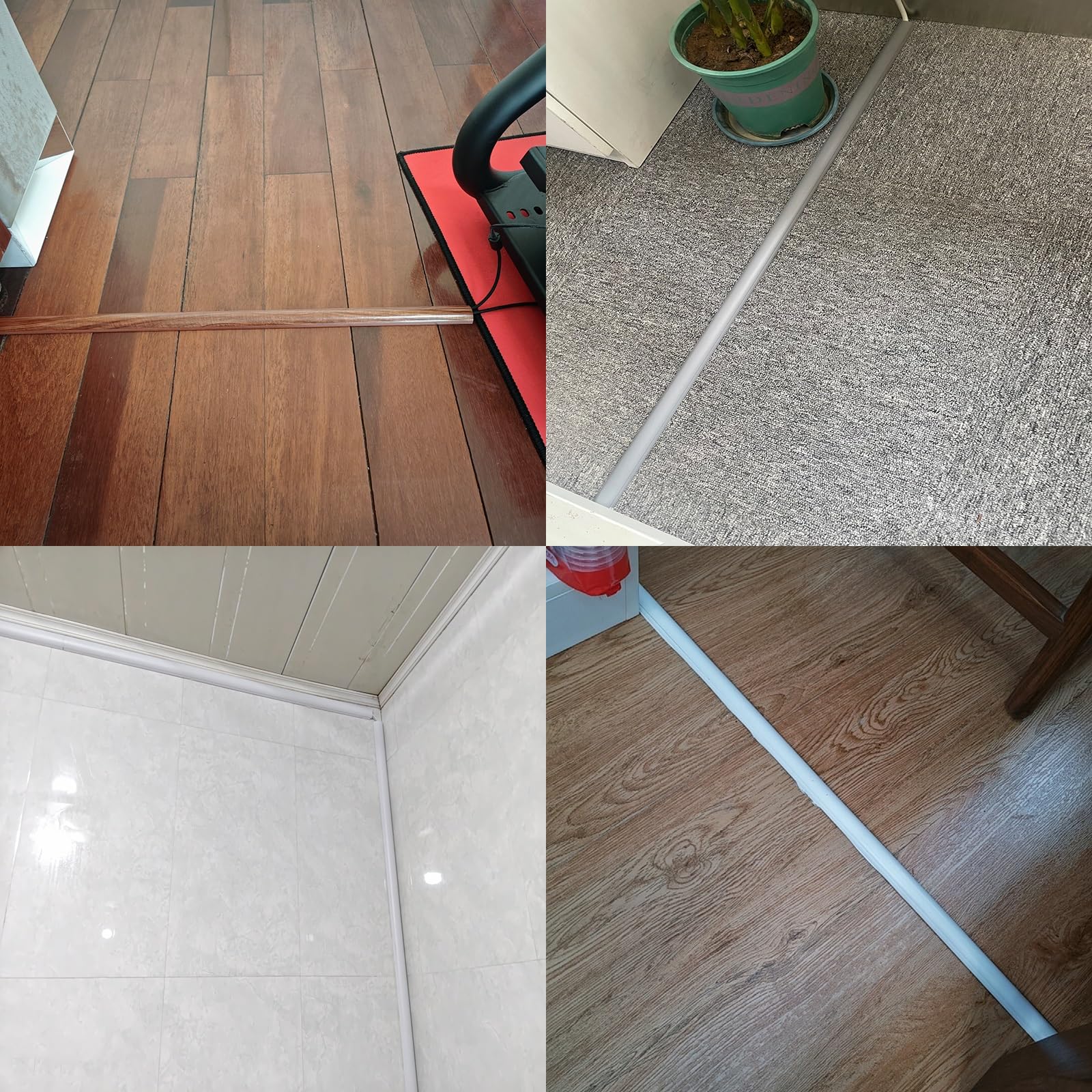 Copricavi Raccogli Cavi Canalina Passacavi Canalina per Cavi in ​​PVC con Venature del Legno, Adatta per Cavi USB HDMI | Con Connettori, Tenuta Di Lunga Durata, Per Il Magazzino 'ospedale Della Scuola 'ufficio In Casa(C 2 cable,12 pack)