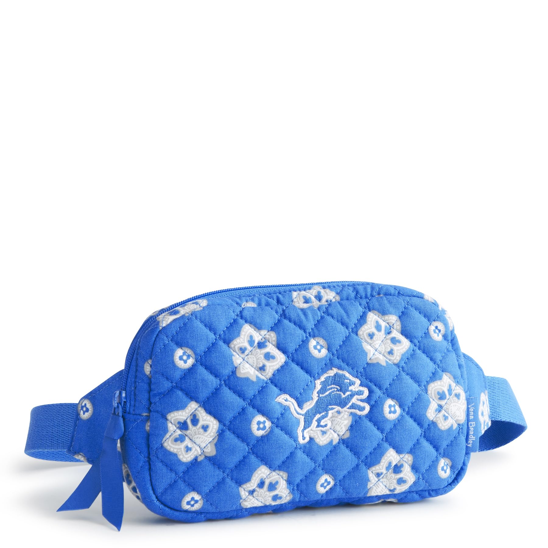 Vera Bradley Premium Cotton Large Travel Duffel Bag, Royal Blue/Red Bandana
