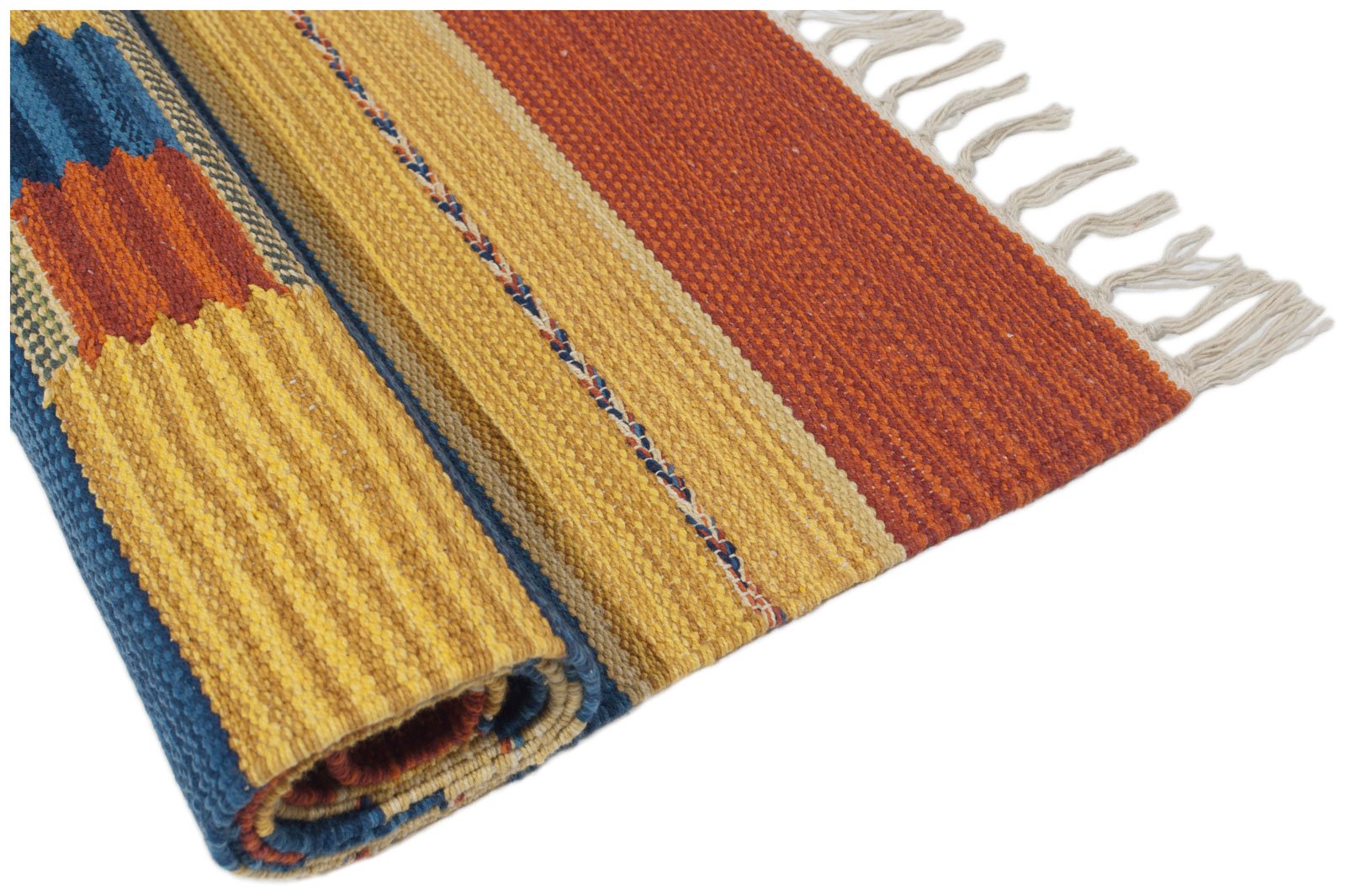 Galleria Farah1970 - 200x60 CM Kilim Autentico, Originale e Fatto a Mano Ideale Per il Corridoio , Ufficio , Seconda Casa e la Cucina ( LAVABILE IN LAVATRICE )