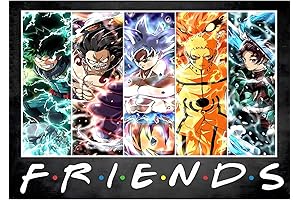 SENQAO Anime Diamond Painting Kits for Adults, Anime DIY Diamond Art Kits...