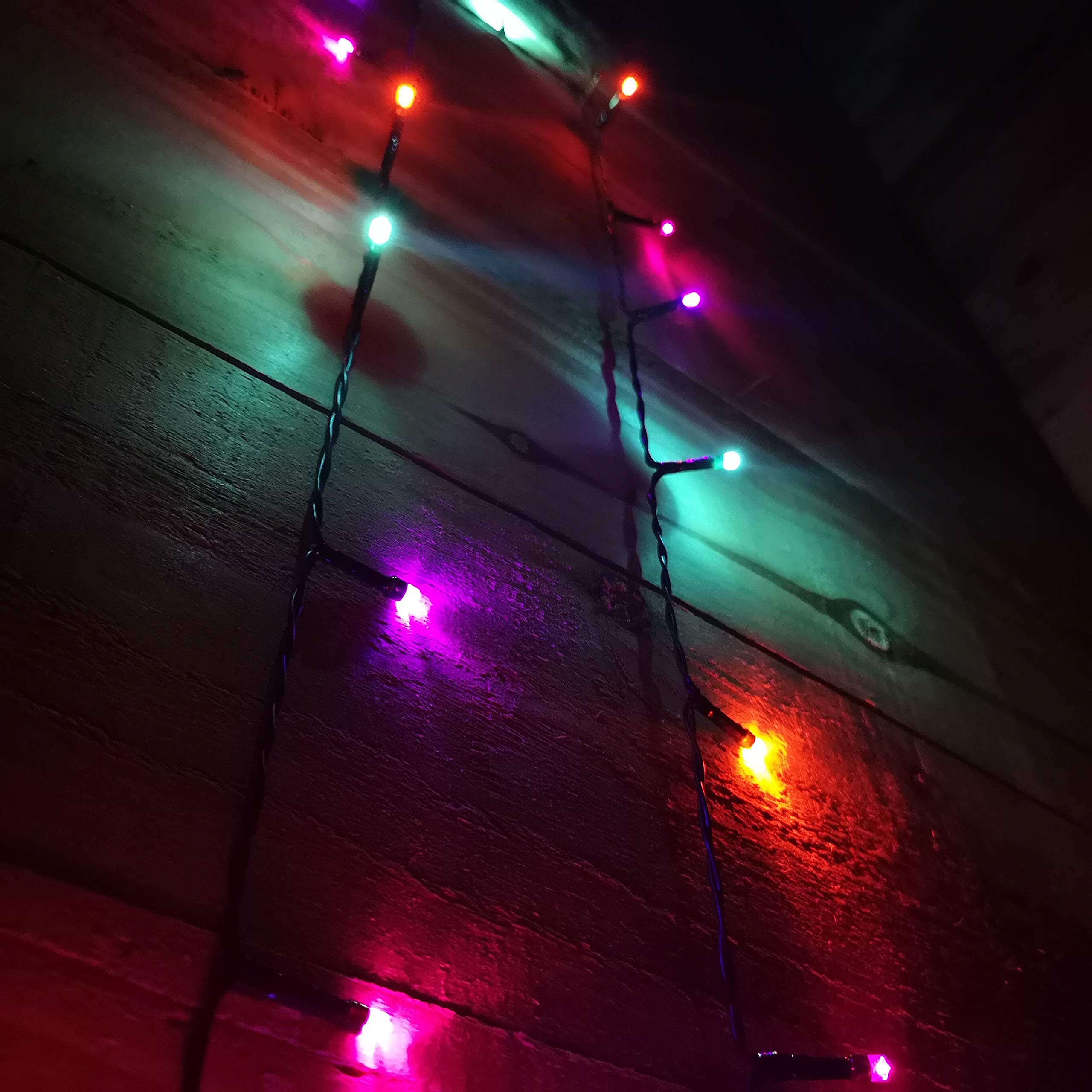 Premier Decorations Limited 50 Battery Operated Led Timelights Rainbow Multi-Action from B&Q