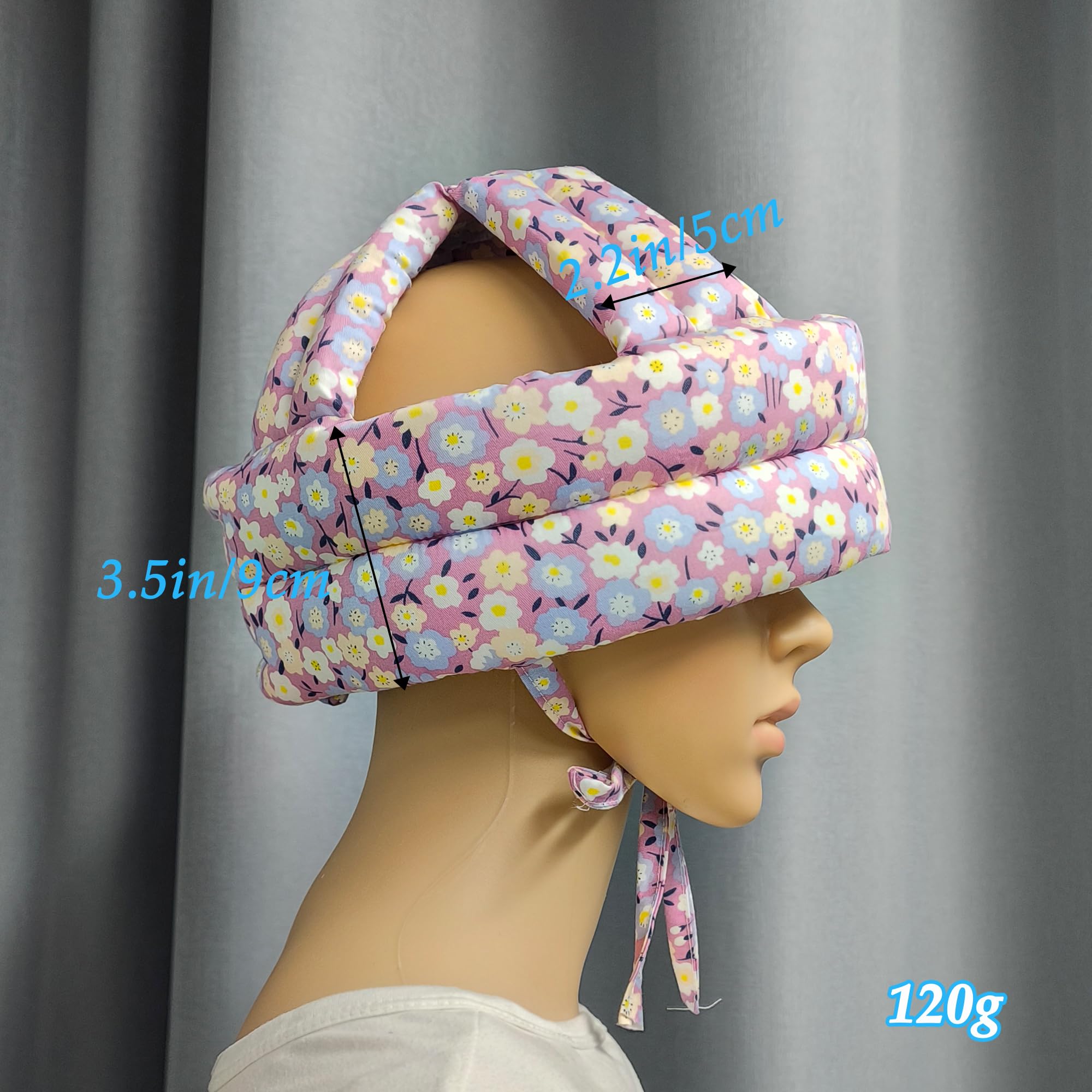 Casco Protettivo Morbido Per Anziani - Cappello Anticaduta Regolabile E Traspirante, Circonferenza Testa 53-70 Cm - Foto 8