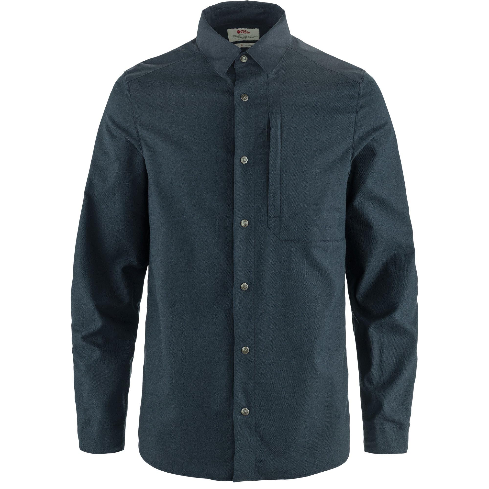 Fjällräven Keb Trekking LS M T-Shirt Dark Navy-Dark Navy, Large