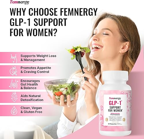 Miniatura 2 de GLP-1 Suplemento probiótico para pérdida de peso para mujeres, supresor del apetito natural, metabolismo y refuerzo de la salud intestinal, impulso