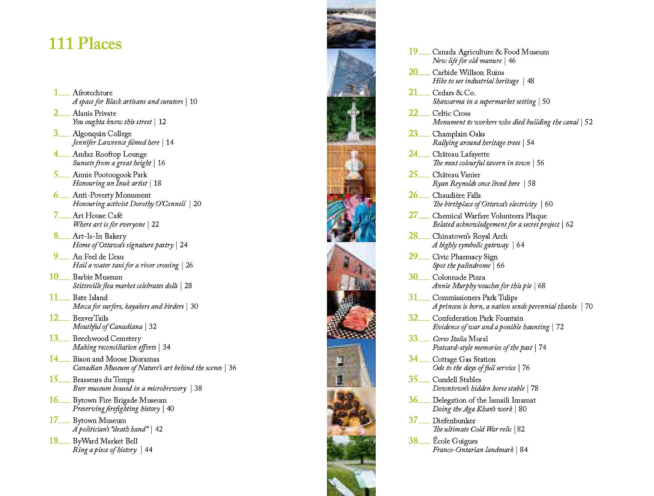 111 Places in Ottawa That You Must Not Miss: Travel Guide