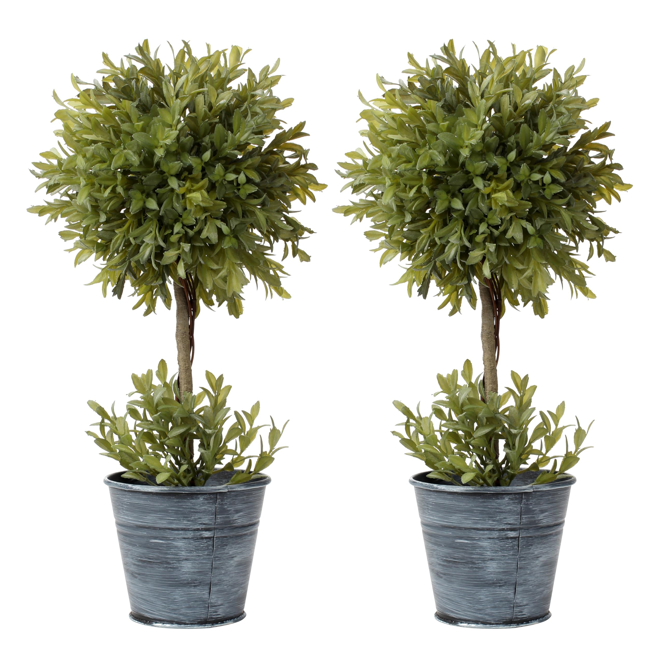 Buy DILATATA17 Inch Artificial Boxwood Topiary Tree Faux Topiary Trees