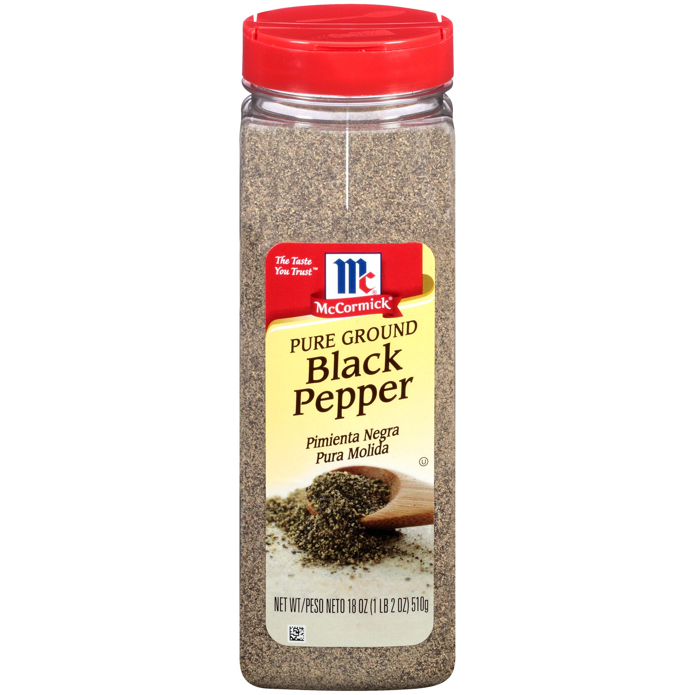 McCormick Pure Ground Black Pepper, 18 oz Buy Online in United Arab