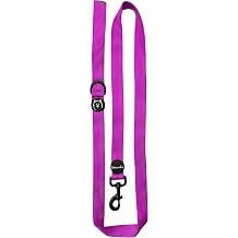 ShawnCo Dream Walk Dog Leash- Premium, Nylon Pet Leash with Soft Neoprene Handle for Small, Medium and Large Dogs Orchid, Medium/Large