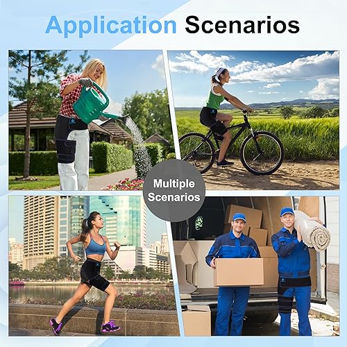 Miniatura 6 de Soporte de cadera para dispositivos de alivio del dolor de ciática, isquiotibiales ajustables, muslo, ingle, envoltura de compresión para el nervio