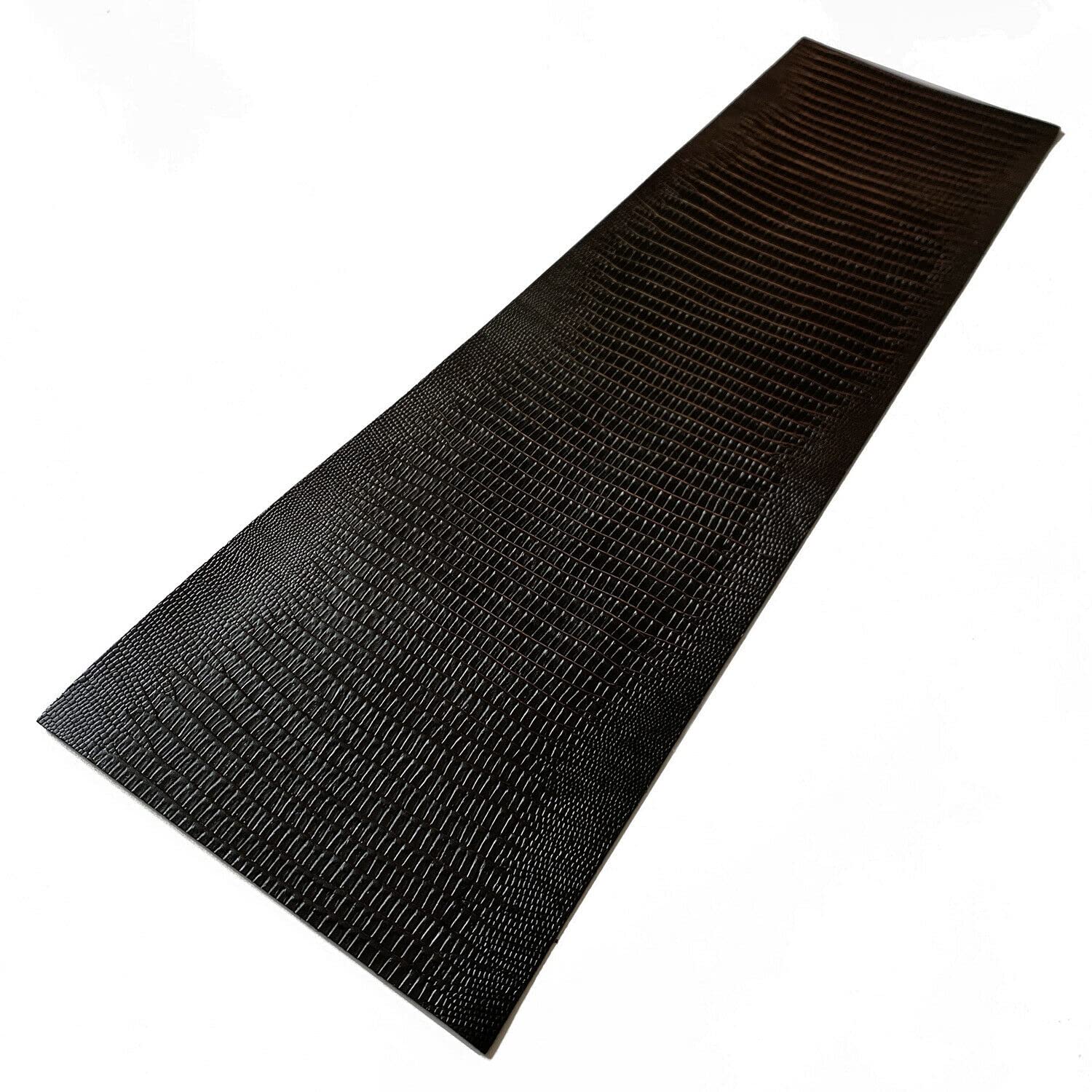 Pool Cue Leather Wrap Black Lizard Print Embossed Cowhide Leather Wrap