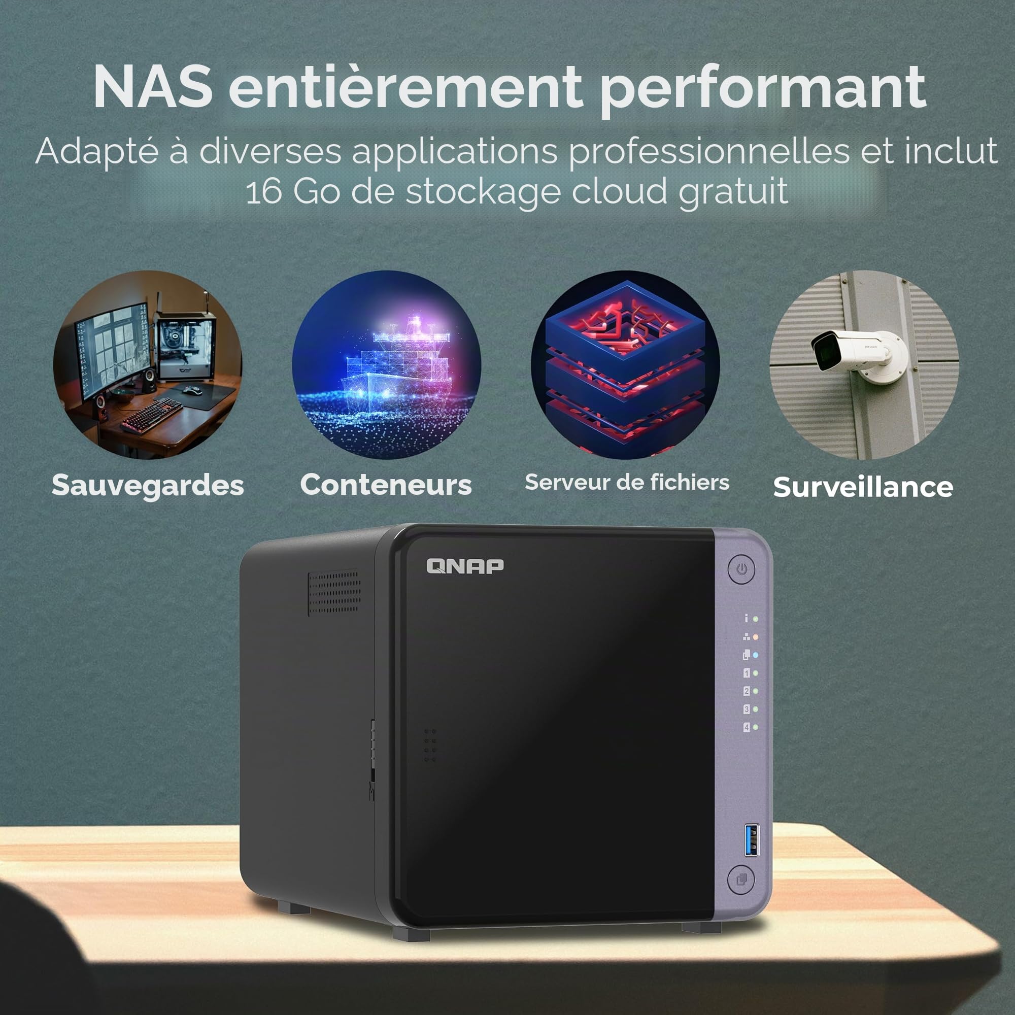 Qnap TS-432X-4g, Nas, Tower, Alpine, Alpine AL-524, 4gb, Ddr4