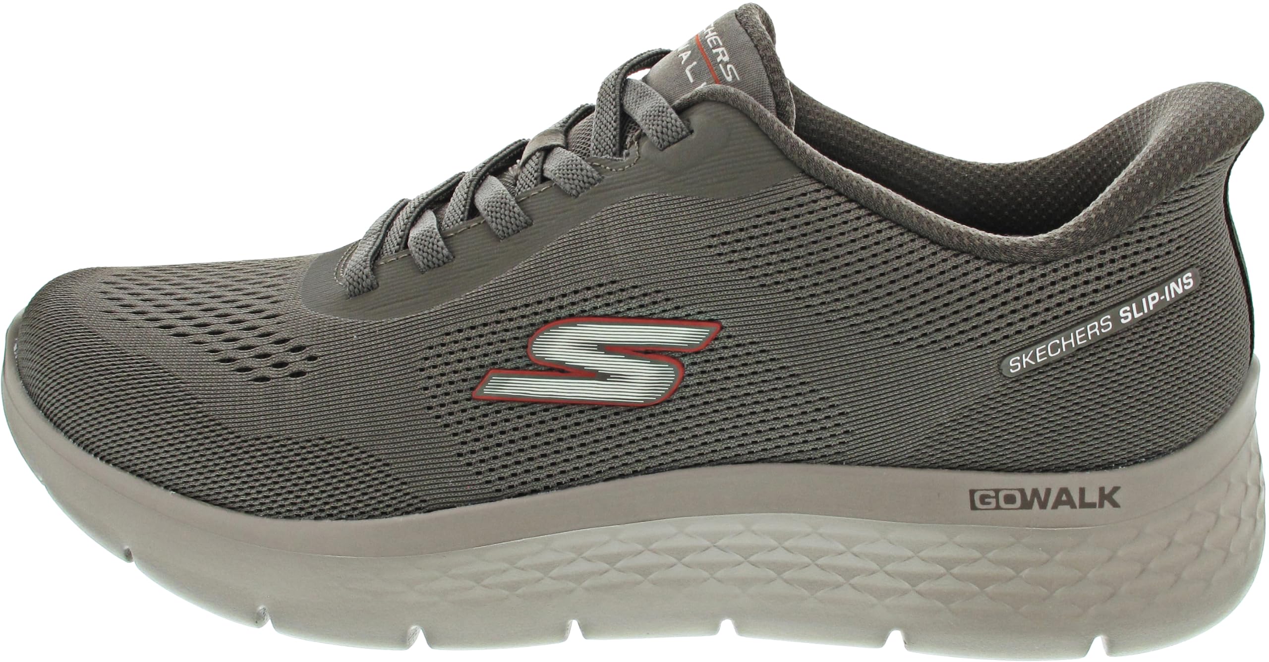 Skechers Men's GO Walk Flex Trainer, Brown, 10.5 UK