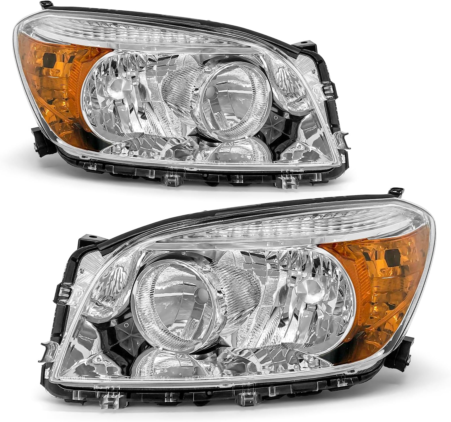 Amazon.com: ADCARLIGHTS Headlight Assembly for Toyota RAV4 2006 2007 ...