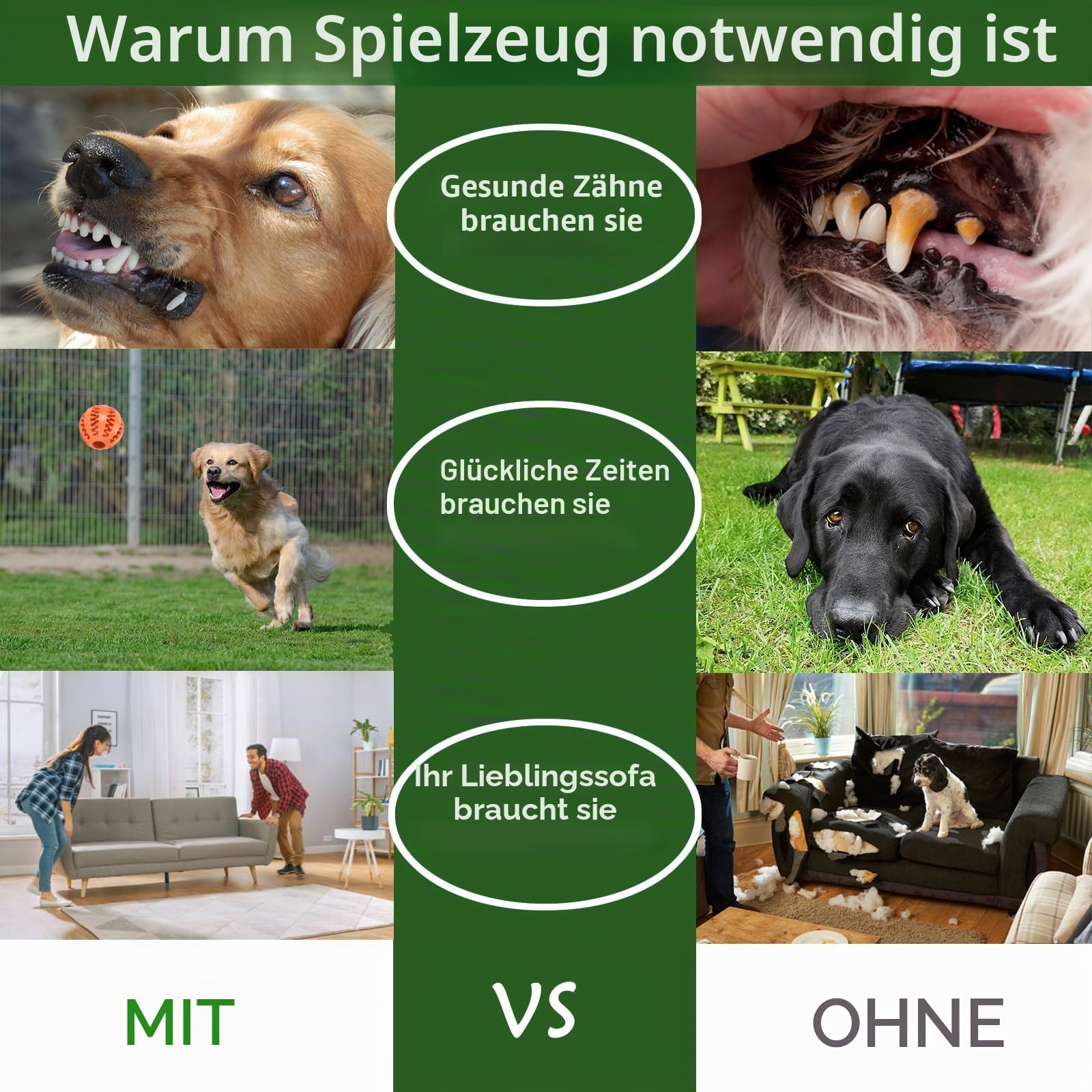 Hundespielzeugbälle für kleine Hunde, 12er-Pack interaktives Hundespielzeug für kleine Rassen von 0–7 kg, inklusive Gummi-, Quietsch- und Seilbällen