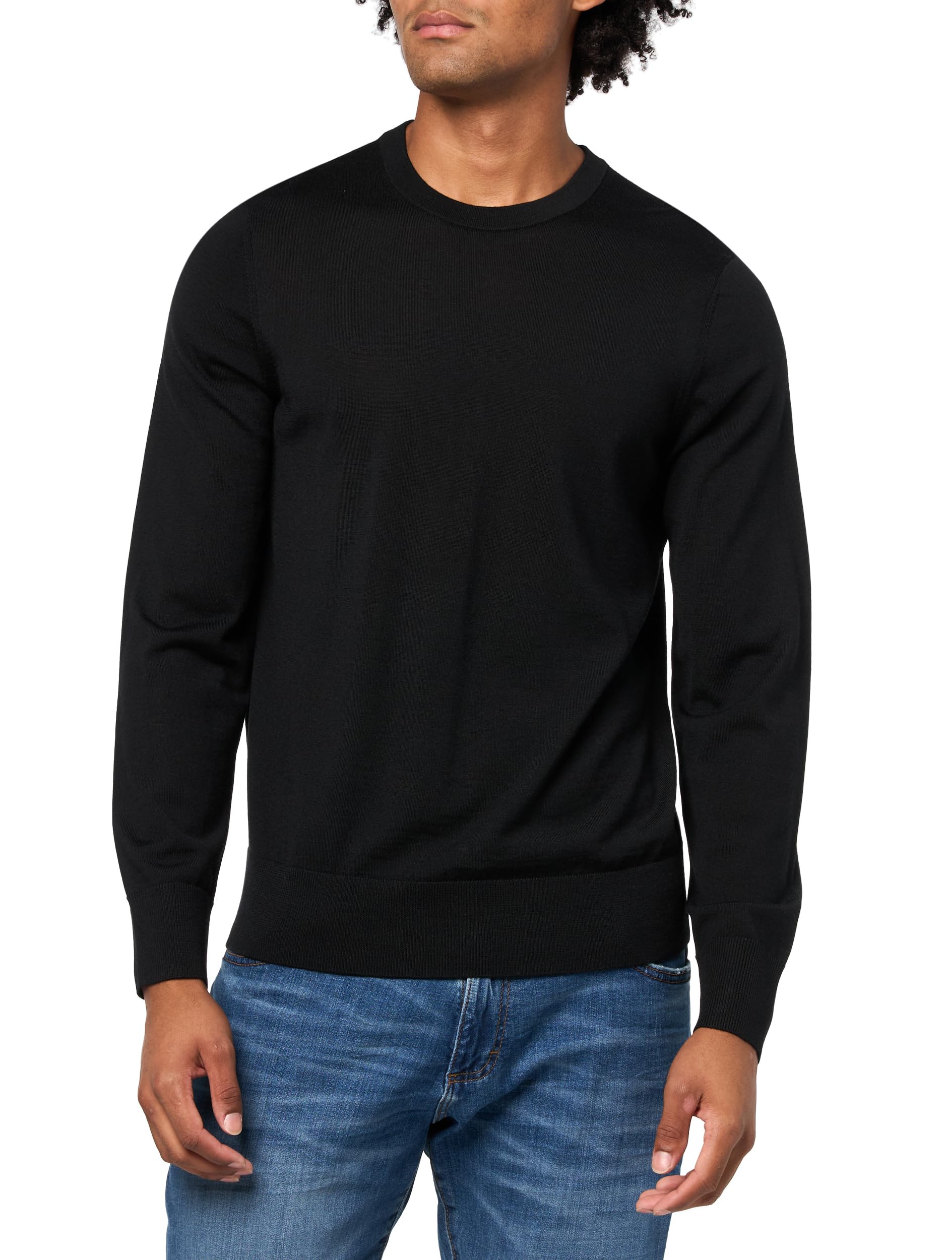 Brooks Brothers Men's Merino Wool Crewneck Long Sleeve Sweater