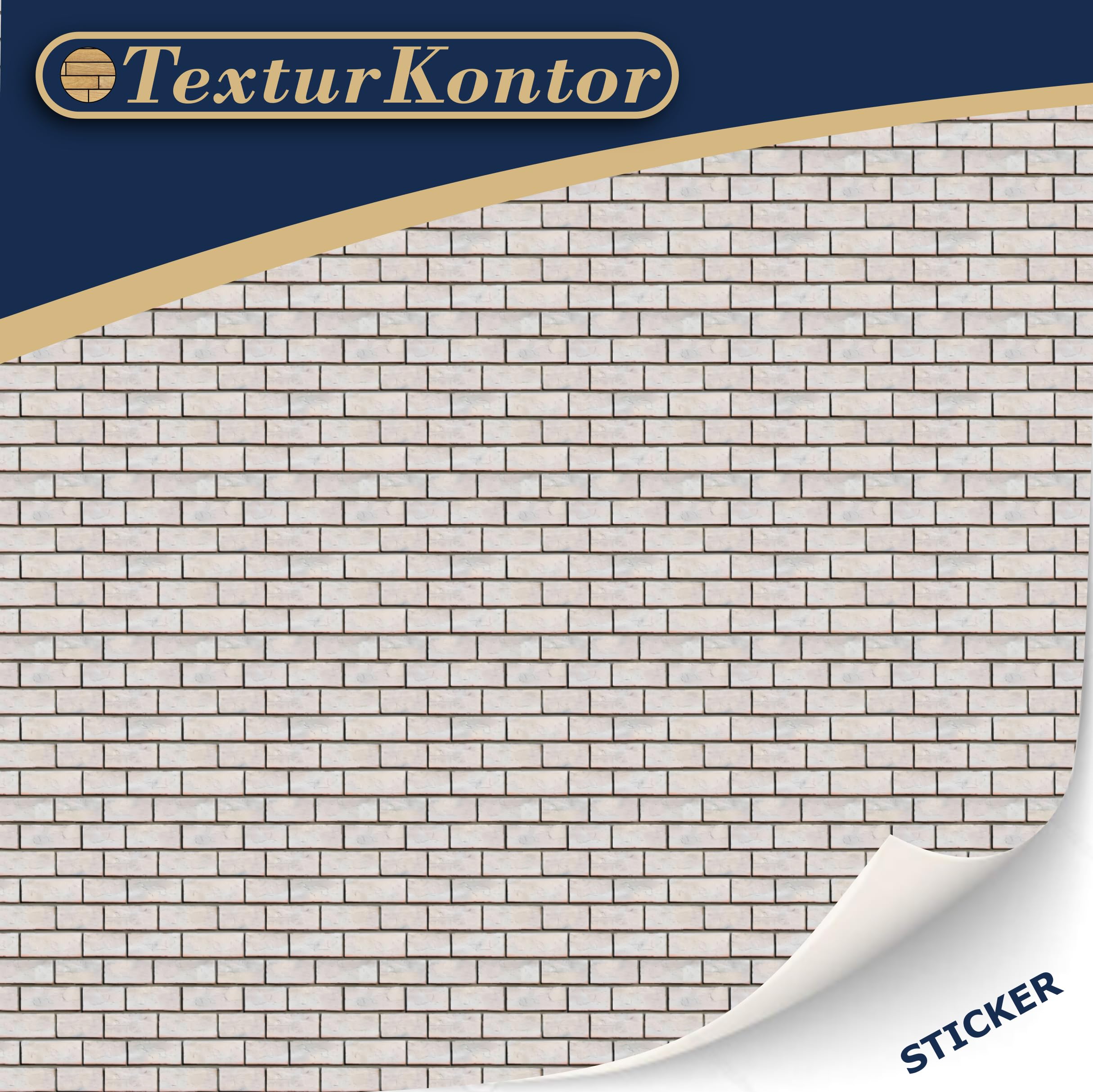 3 Sheets Self-Adhesive Decorative Film Wall Cladding for Model Making in Scale 1:87 Scale H0 (UK: 3.5 mm Scale) (White Bricks 1)