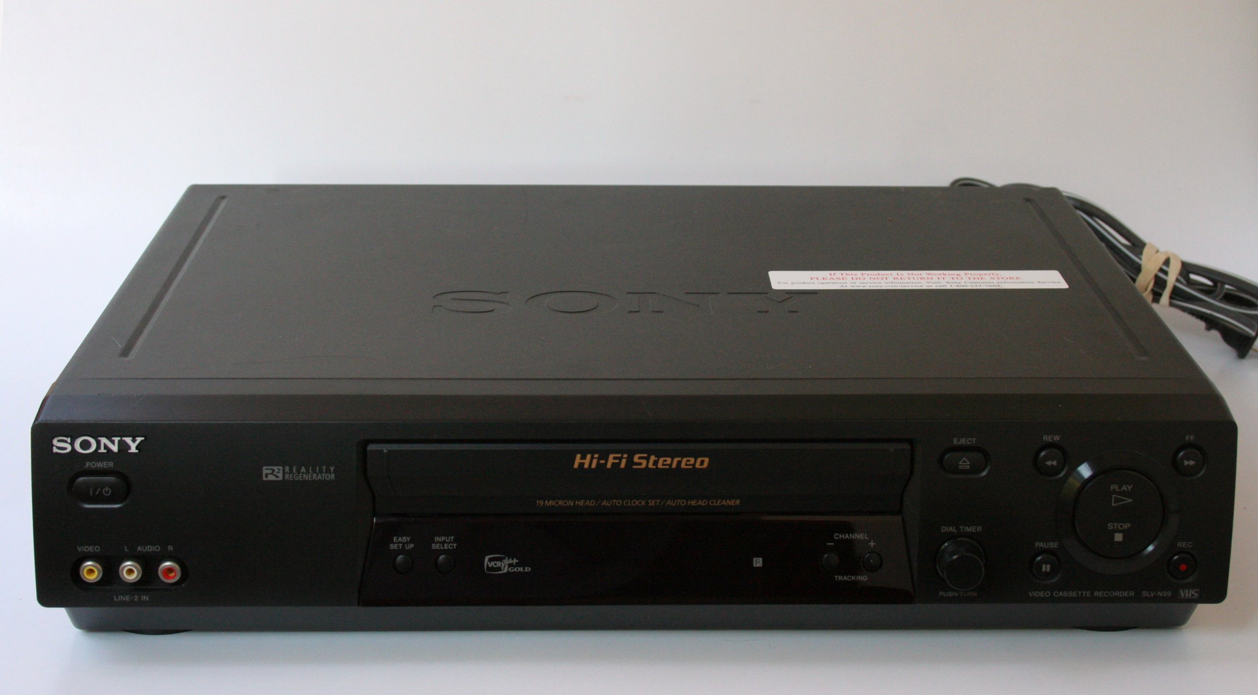 Amazon.com: SONY SLV-N99 VHS HiFi Videocassette Recorder : Electronics