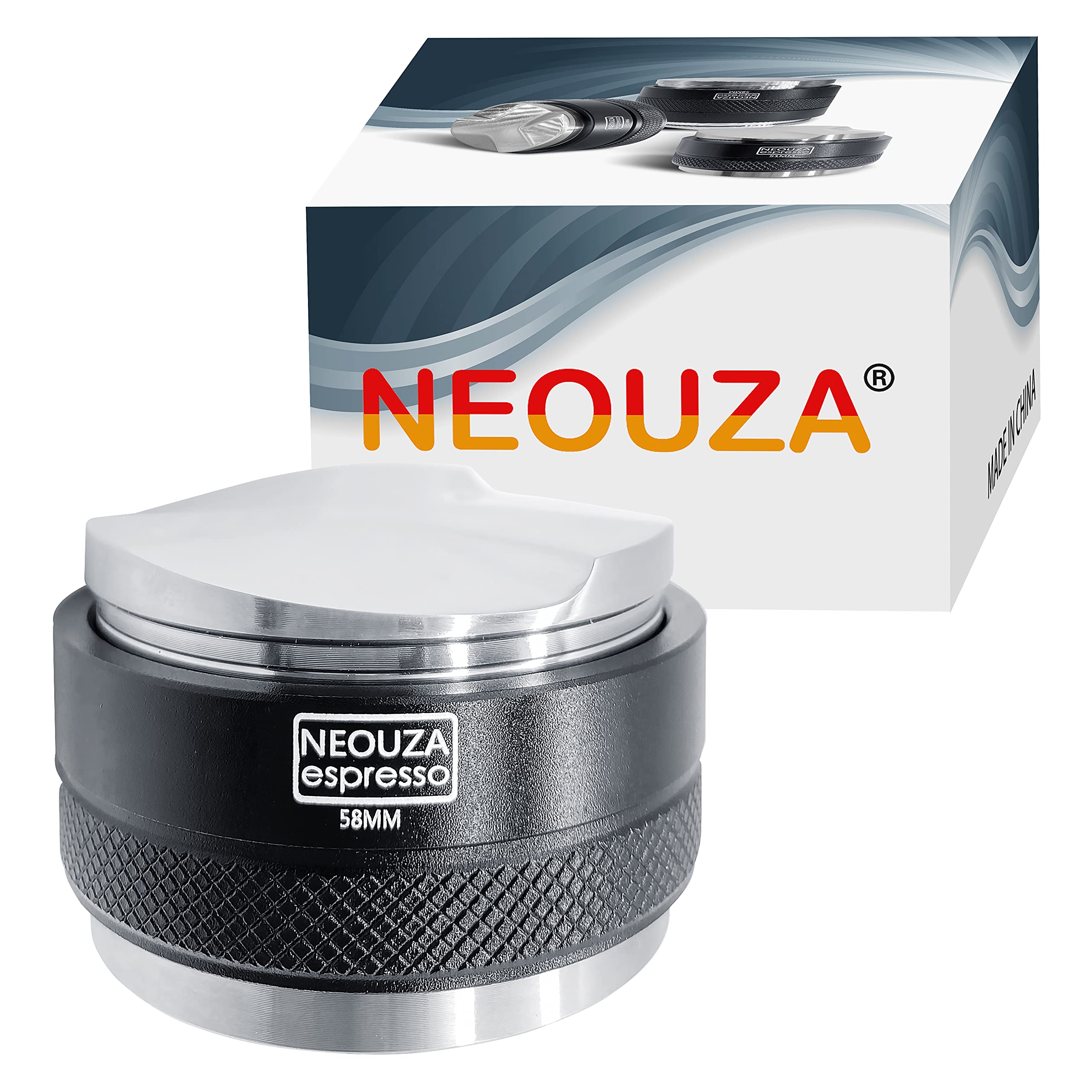 STOUCLA Koffieverdeler, niveauregel, espressoverdeelgereedschap voor zeefdrageraccessoires, barista-accessoires, koffie-tamper 51mm STOUCLA Koffieverdeler, niveauregel, espressoverdeelgereedschap voor zeefdrageraccessoires, barista-accessoires, koffie-tamper 51mm