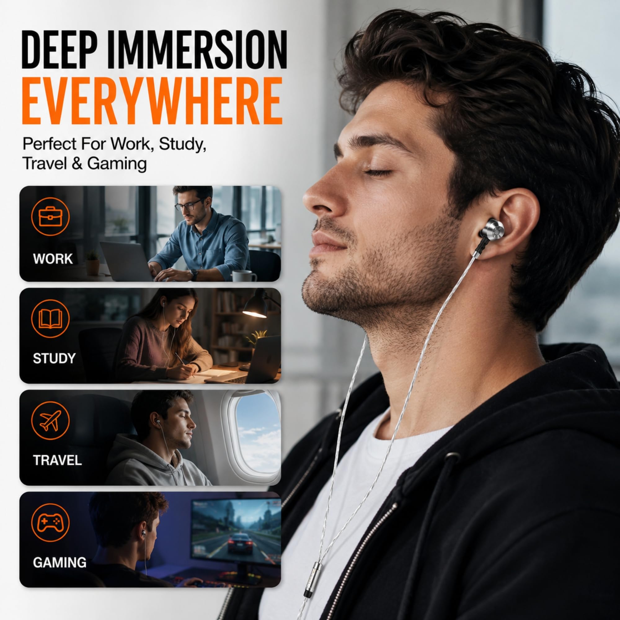Sephia SP3060 Earbuds Wired in-Ear Headphones — Amazon image 2