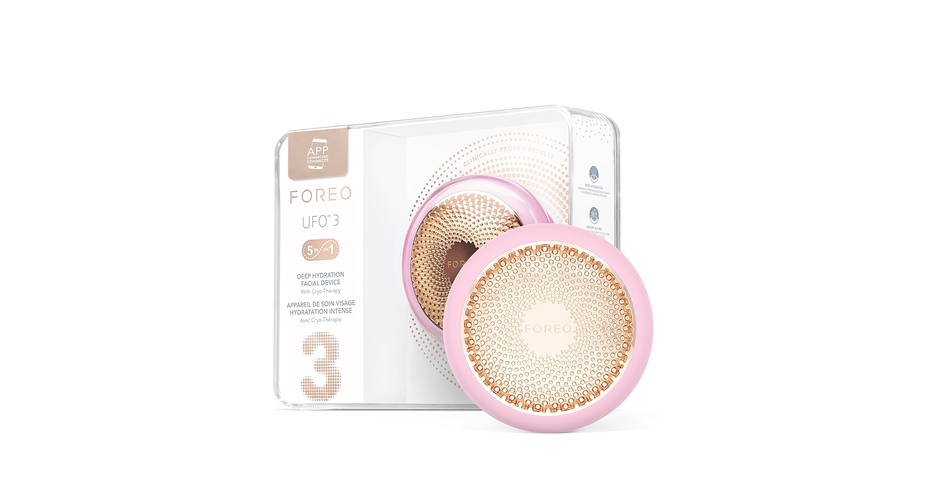 ボディ・フェイスケア FOREO UFO Amazon.com : FOREO UFO 3 Deep Face Moisturiser - 5-in-1