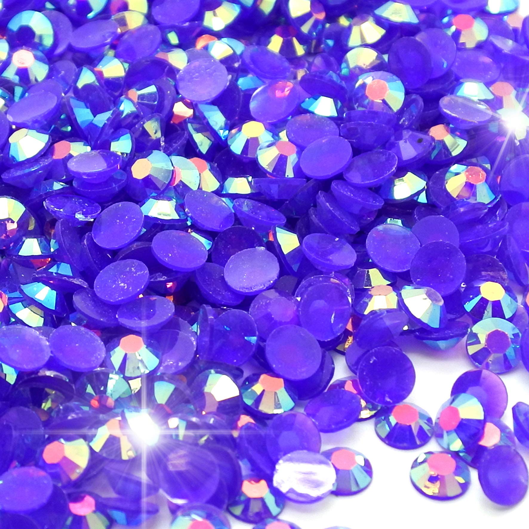 Little Snow Direct® Pack of 1000 Resin Crystal Flat Back Rhinestones Diamante Gems Nail Art & Crafts (Black, 4mm) — view 42