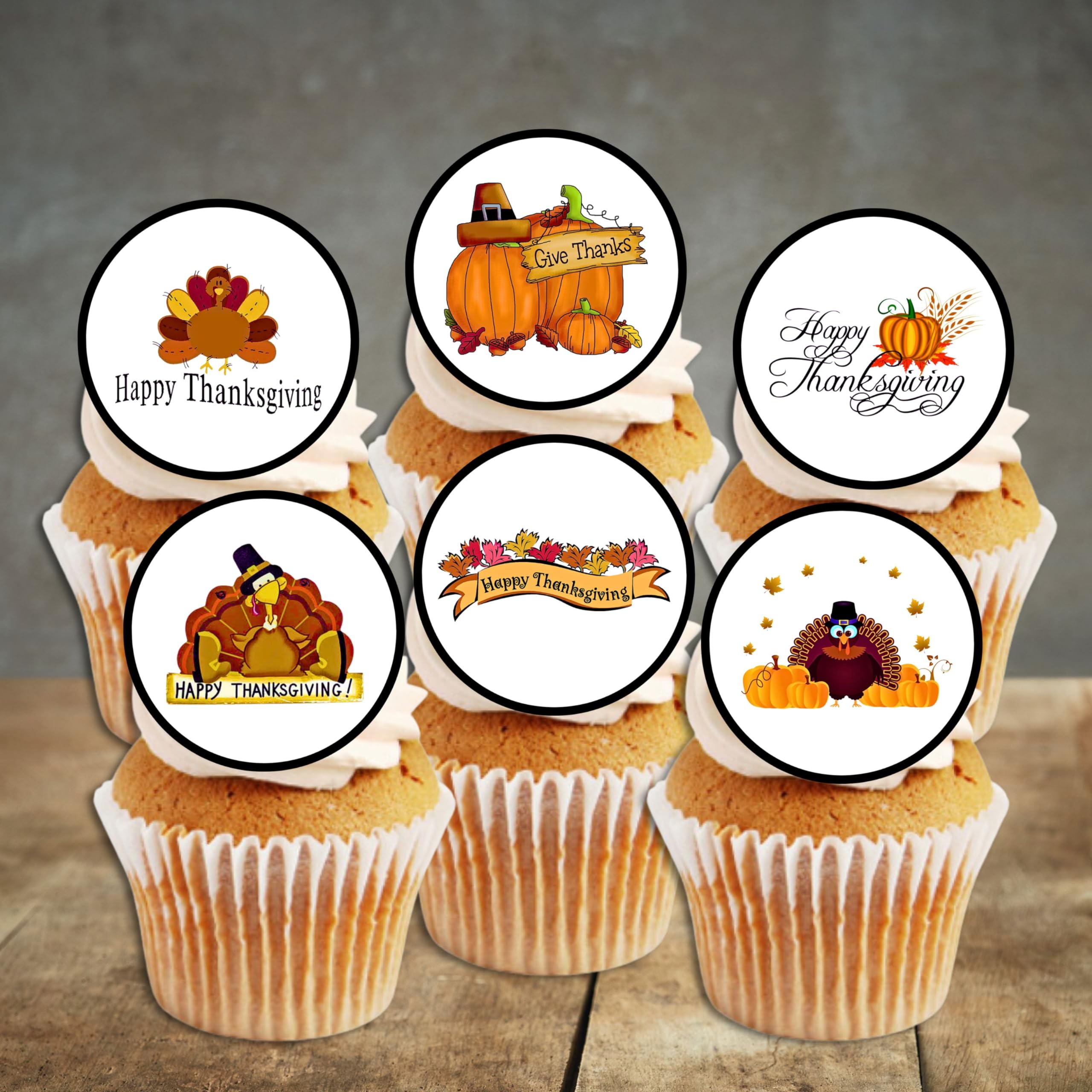 48 Animaux De La Jungle Comestible Premium épaisseur Sucré, Vanille, Décorations En Papier De Riz Pour Cupcakes Mini, Cake Pops, Cookies