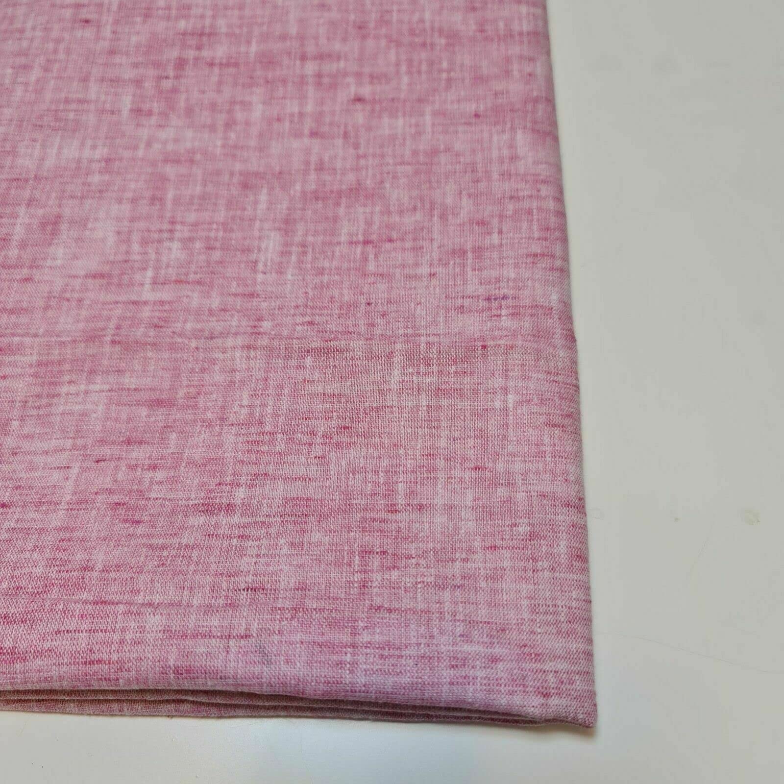 Indian 100% Cotton Melange Linen Look Soft Khadi Poplin Dress Craft Fabric Material 44", 112 cm Wide Sold As Pre - Image 4
