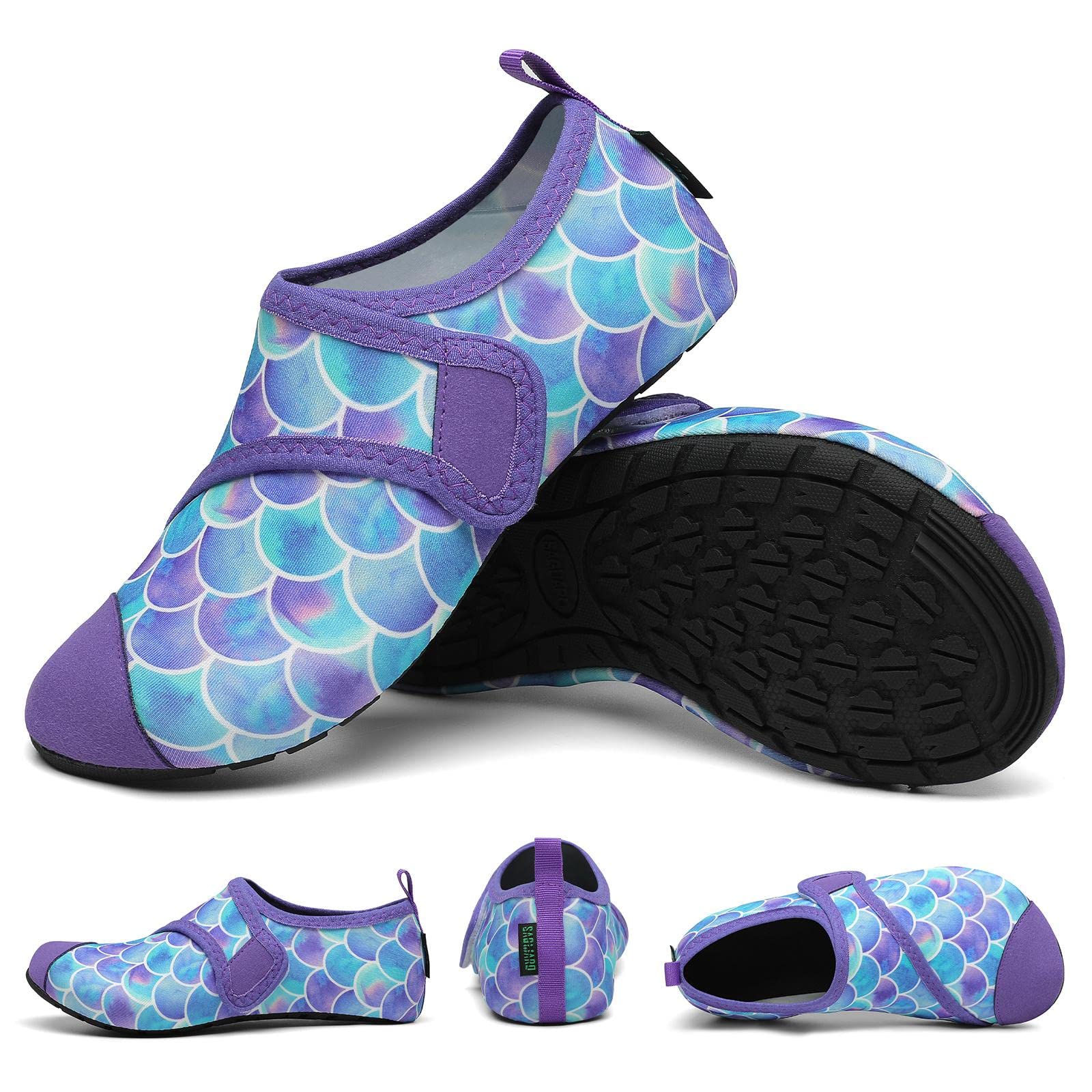 SAGUARO Badeschuhe Kinder Aquaschuhe Mädchen Wasserschuhe Jungen Schwimmschuhe