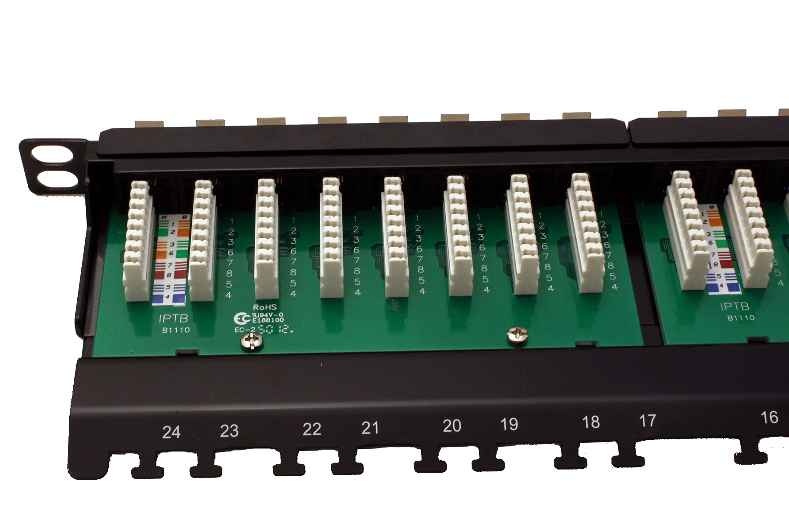 ROLINE 26110372 Kat. 6 48,26 cm (19 Zoll) Patchpanel, geschirmt schwarz