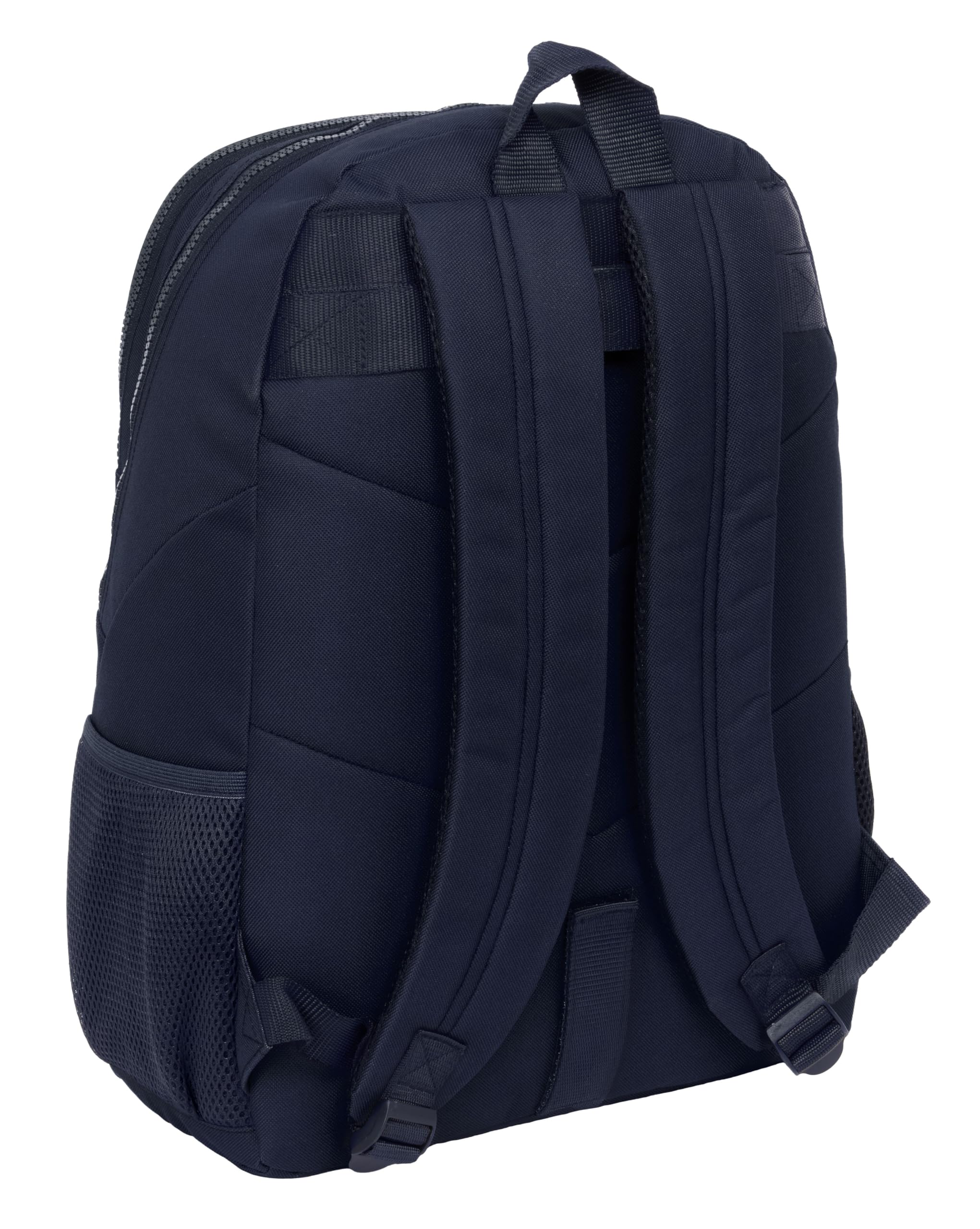 Safta REAL MADRID 2ª EQUIPACIÓN 24/25 - Mochila Escolar Infantil, Ideal para Niños de Diferentes Edades, Cómoda y Versátil, Calidad y Resistencia, 32x16x44 cm, Color Azul Marino
